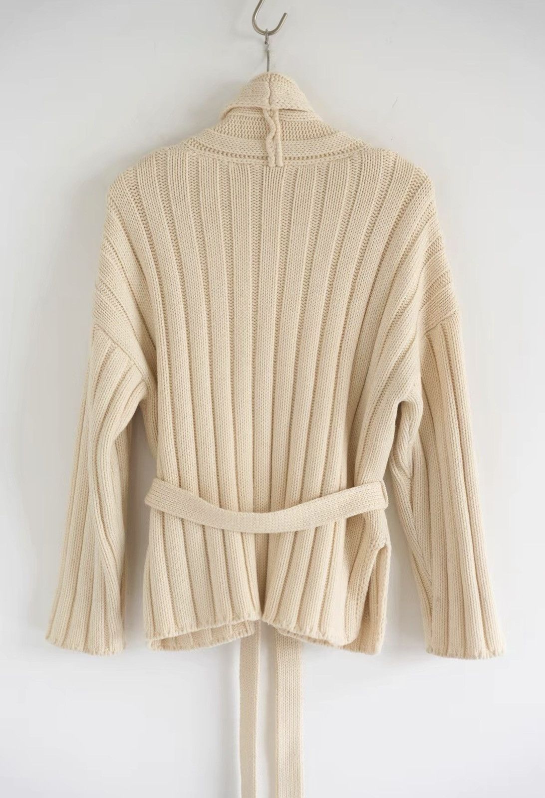 Auralee Auralee Belted Wool Knit Coat J4 Size US XS / EU 42 / 0 - 2 Thumbnail