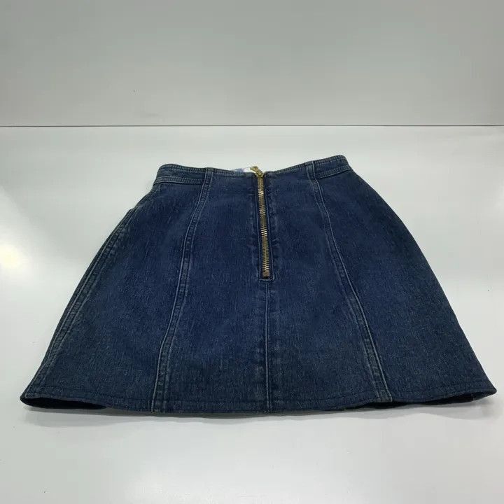 Balmain Balmain Fashion Versatile Denim Bodycon Skirt -2507 Size US 34 / EU 50 - 8 Thumbnail