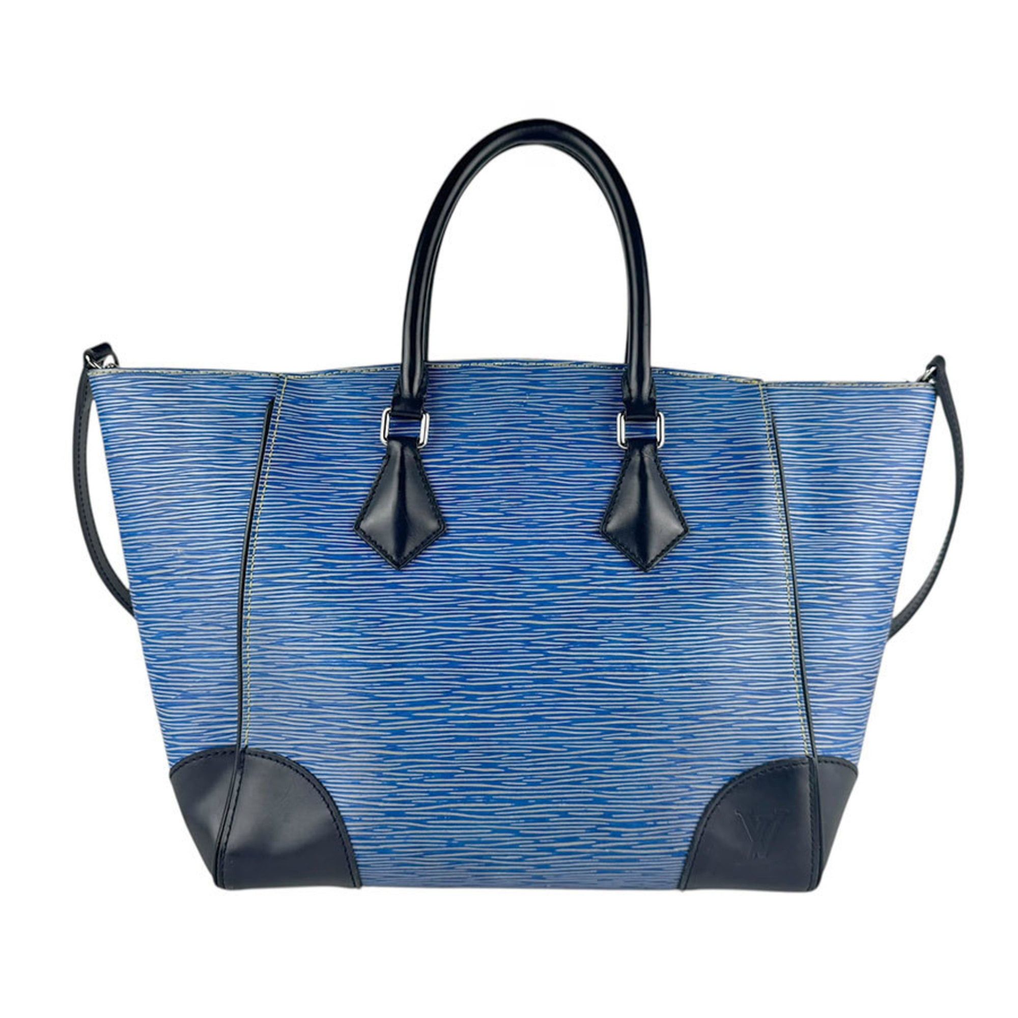 Louis Vuitton Louis Vuitton Phoenix MM Handbag Shoulder Bag in Epi Leather, Blue and Black, Women's, M56025 z8087 Size ONE SIZE - 1 Thumbnail