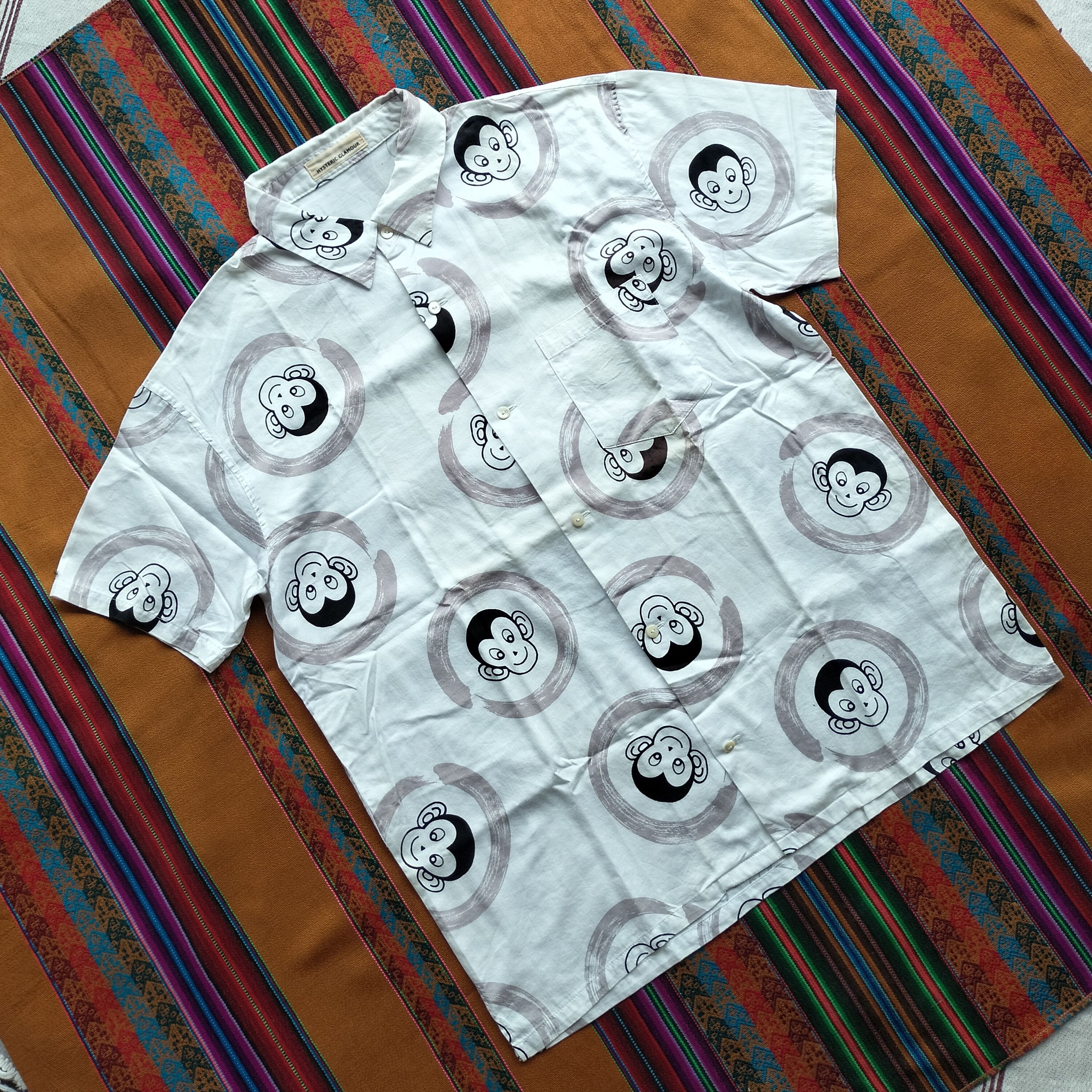 Hysteric Glamour Hysteric glamour baby face monkey ss shirt Size US M / EU 48-50 / 2 - 2 Thumbnail