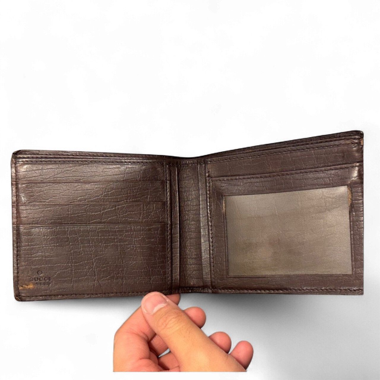 Gucci GUCCI Bill Compartment Beige x brown Size ONE SIZE - 5 Thumbnail