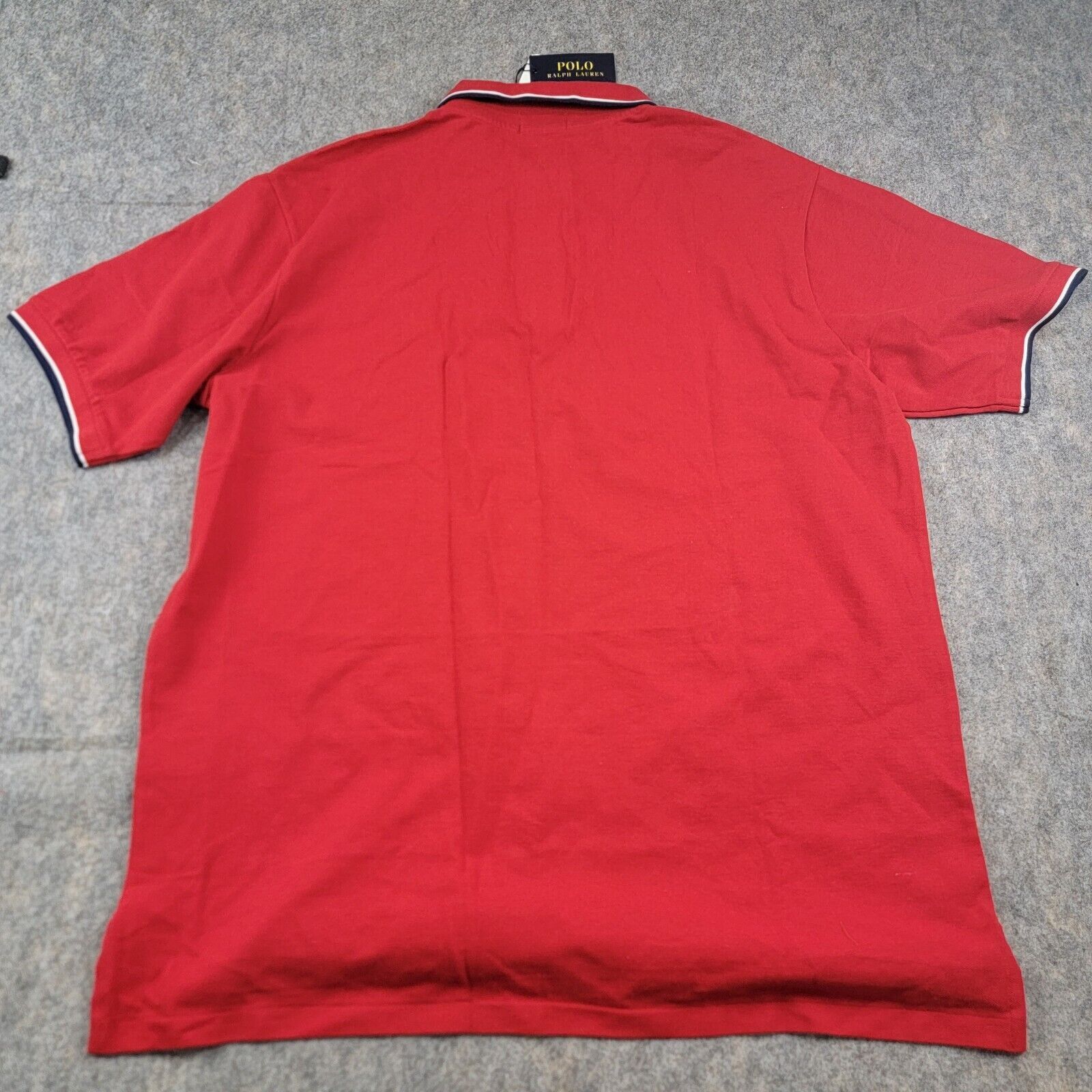 Polo Ralph Lauren Polo Ralph Lauren Tipped Collar Polo Shirt 2XLT Custom Slim Size US XXL / EU 58 / 5 - 3 Thumbnail