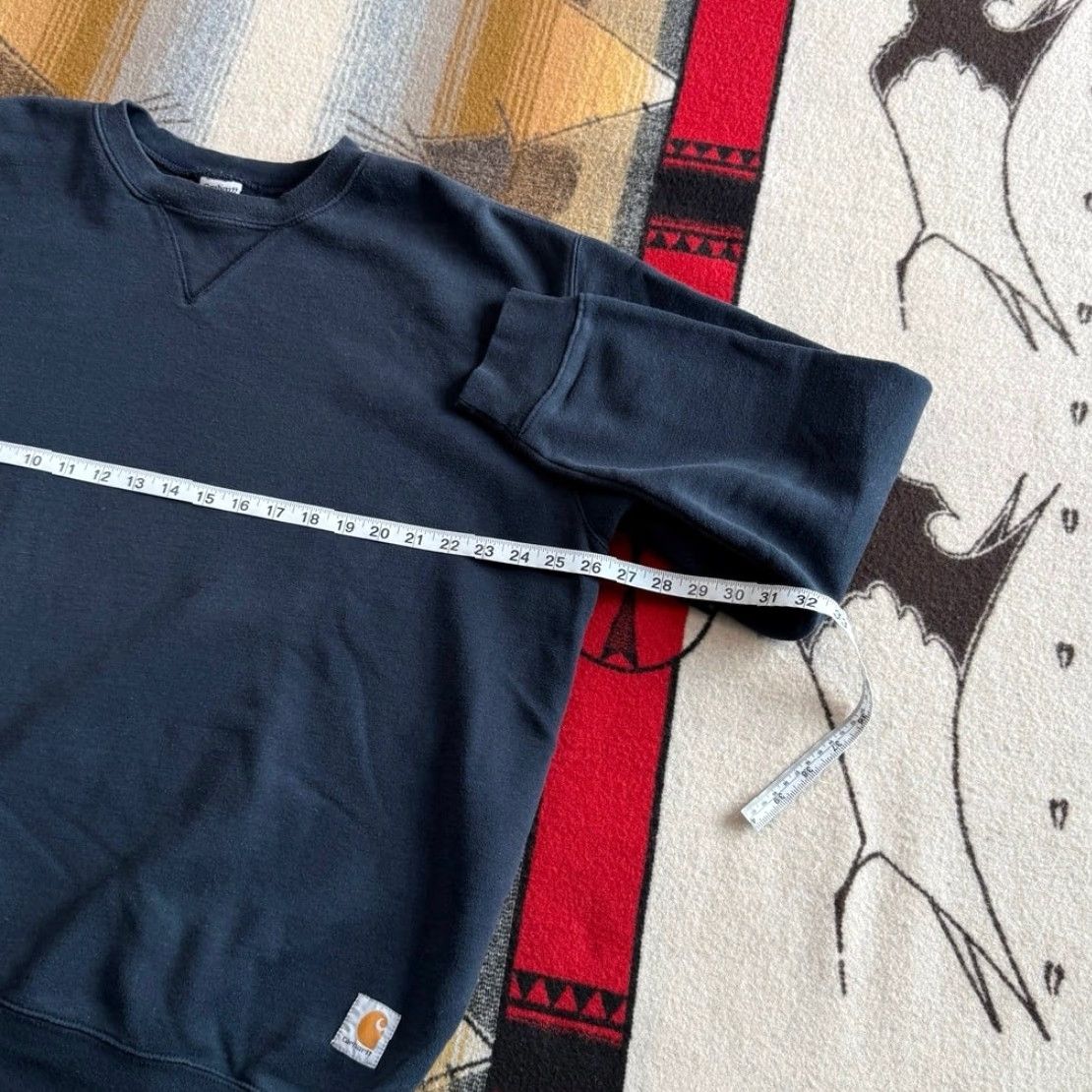 Carhartt VINTAGE Carhartt Sweatshirt Crewneck Workwear Blue XL Tall Men’s Pullover Crew Neck Long Sleeve Solid 90s Y2K Outdoor Size US XL / EU 56 / 4 - 6 Thumbnail