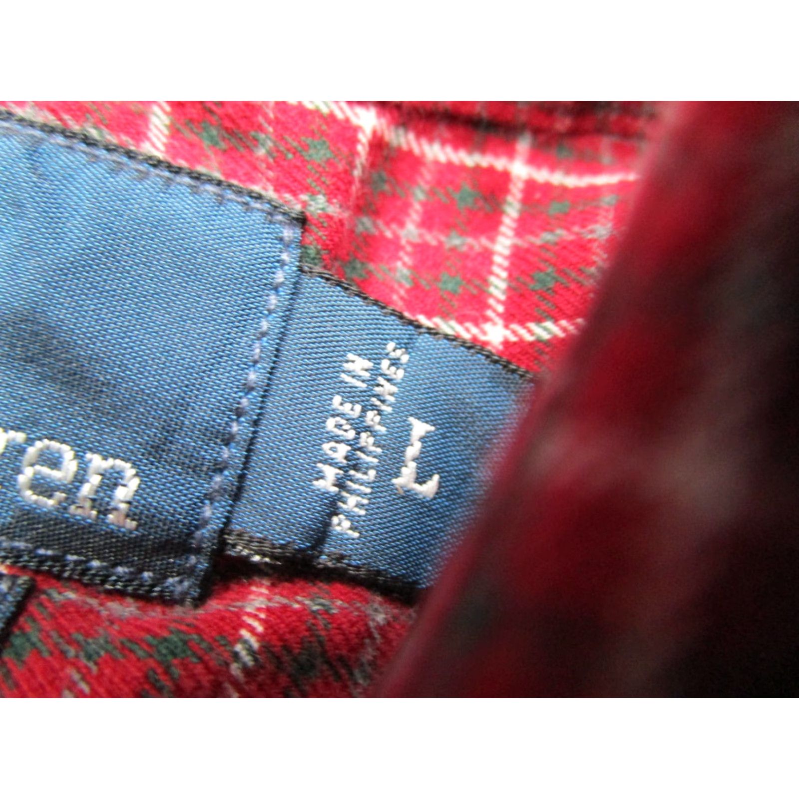 Polo Ralph Lauren VINTAGE Polo Ralph Lauren Shirt Men's Large Red Check Long Sleeve Button-Up Casual Classic Autumn Winter Size US L / EU 52-54 / 3 - 4 Thumbnail