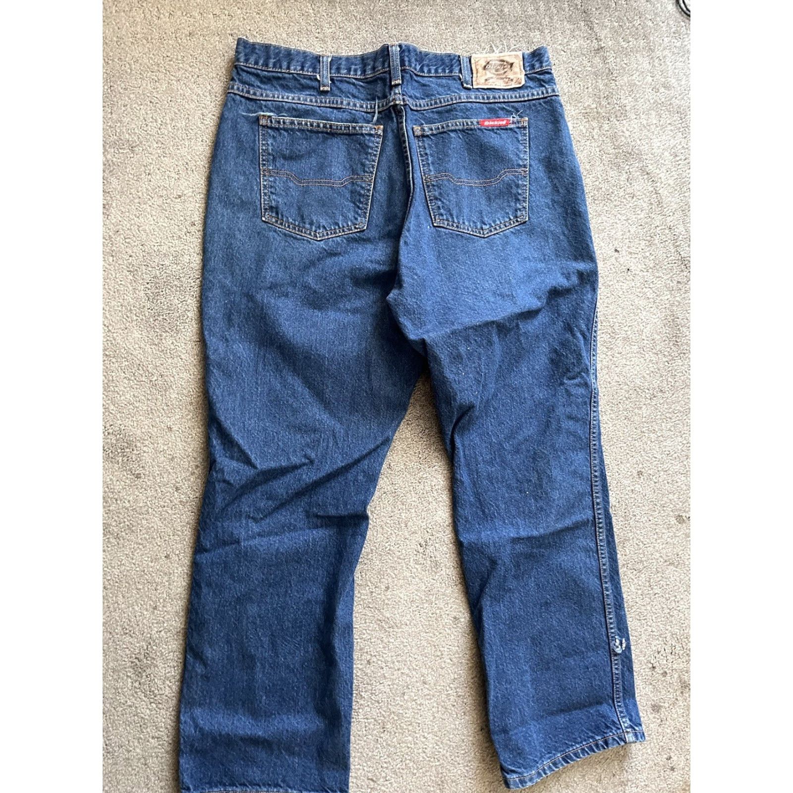 Dickies Dickies Jeans Mens 38x30 Blue Denim Pants Classic Fit Workwear Regular Inseam 30in Cotton Denim Pockets Classic Fit Mens Jeans Size US 38 / EU 54 - 2 Thumbnail