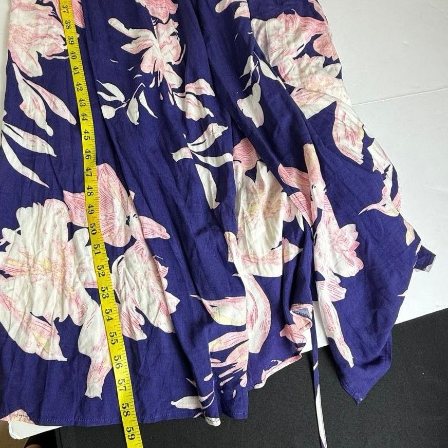 Other Lulus Azalea Regalia Navy Blue Floral Maxi Dress - Size S Size S / US 4 / IT 40 - 9 Thumbnail