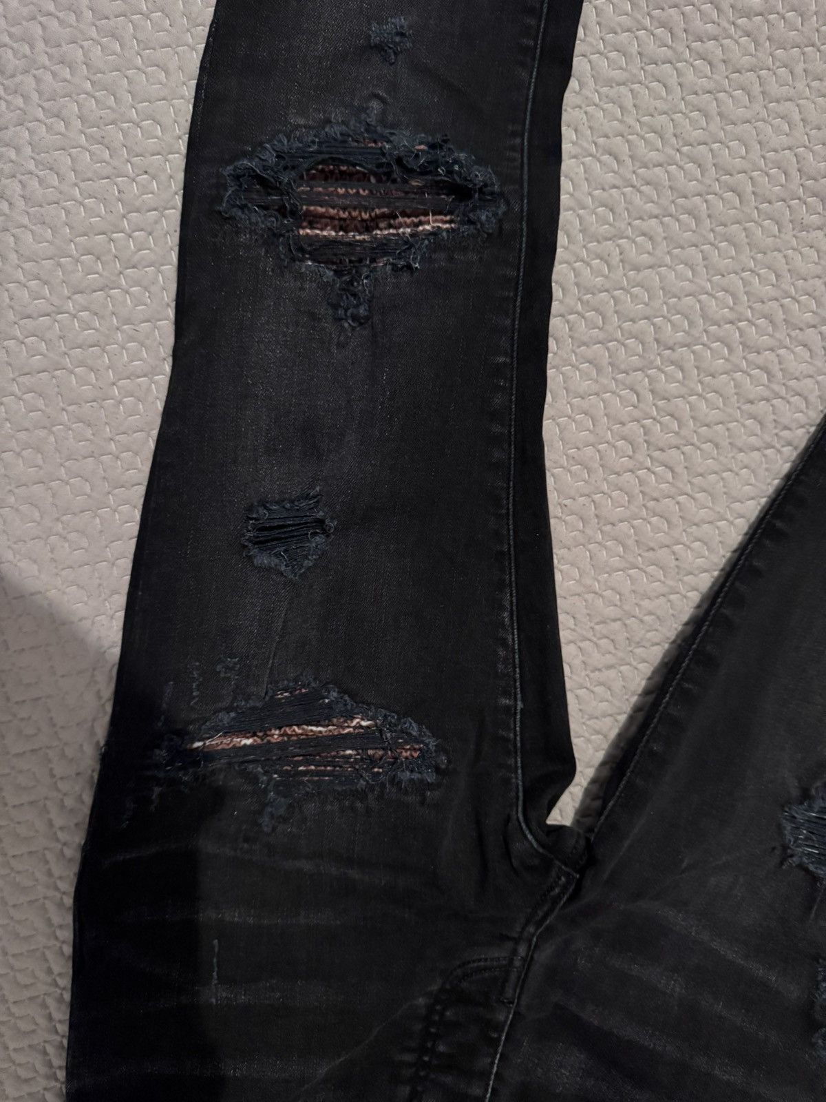 Amiri AMIRI Distressed skinny jeans Size US 32 / EU 48 - 9 Thumbnail