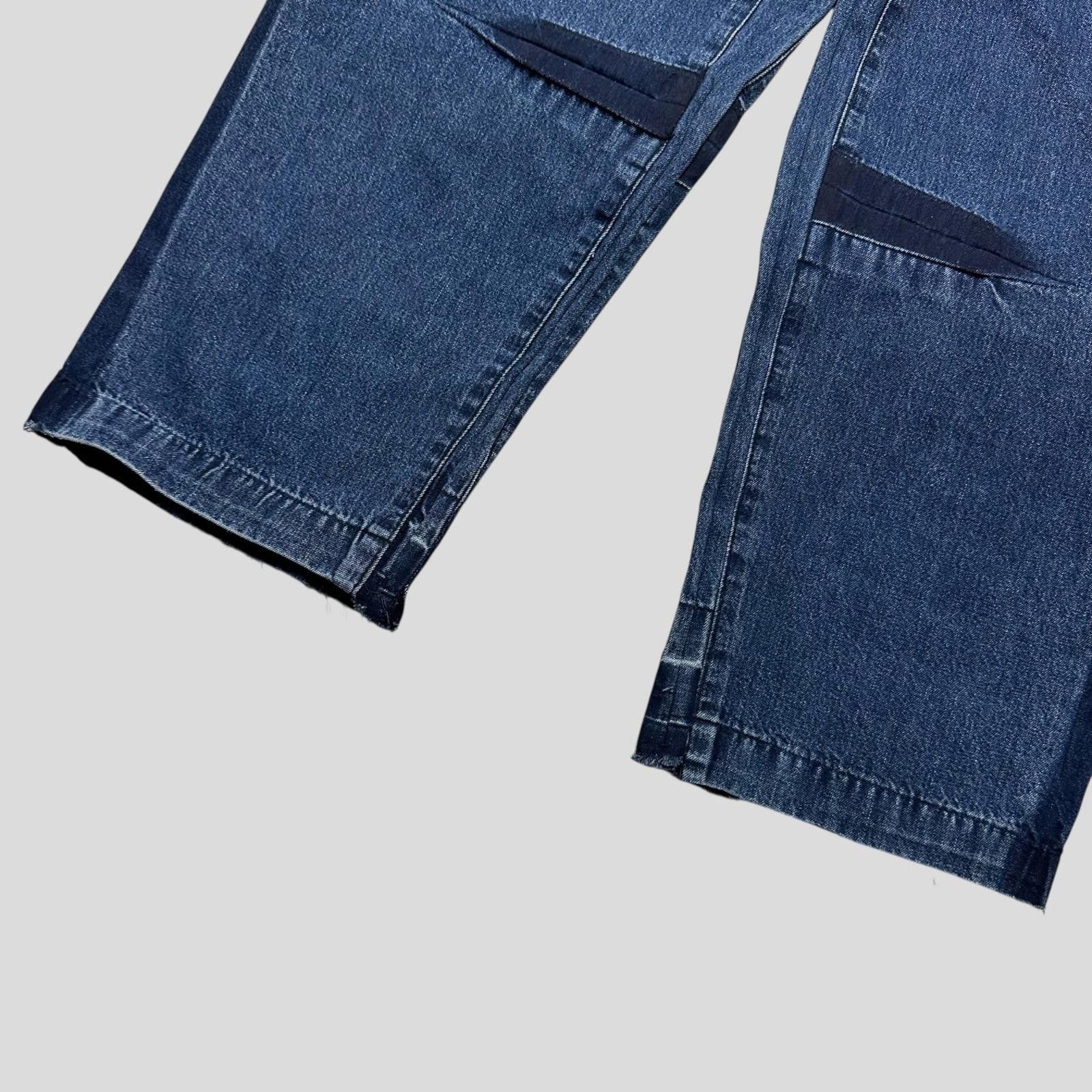 Yohji Yamamoto Y’s by Yohji Yamamoto SS05 Baggy Contrast Denim Jeans 30-32 Size US 31 - 6 Thumbnail