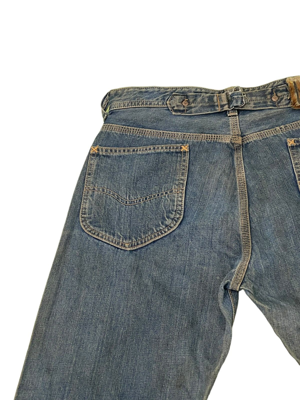 Lee 1930s 1101 Lee Cowboy Vintage Buckle Back Selvedge 8🟦7 Size US 30 / EU 46 - 9 Thumbnail