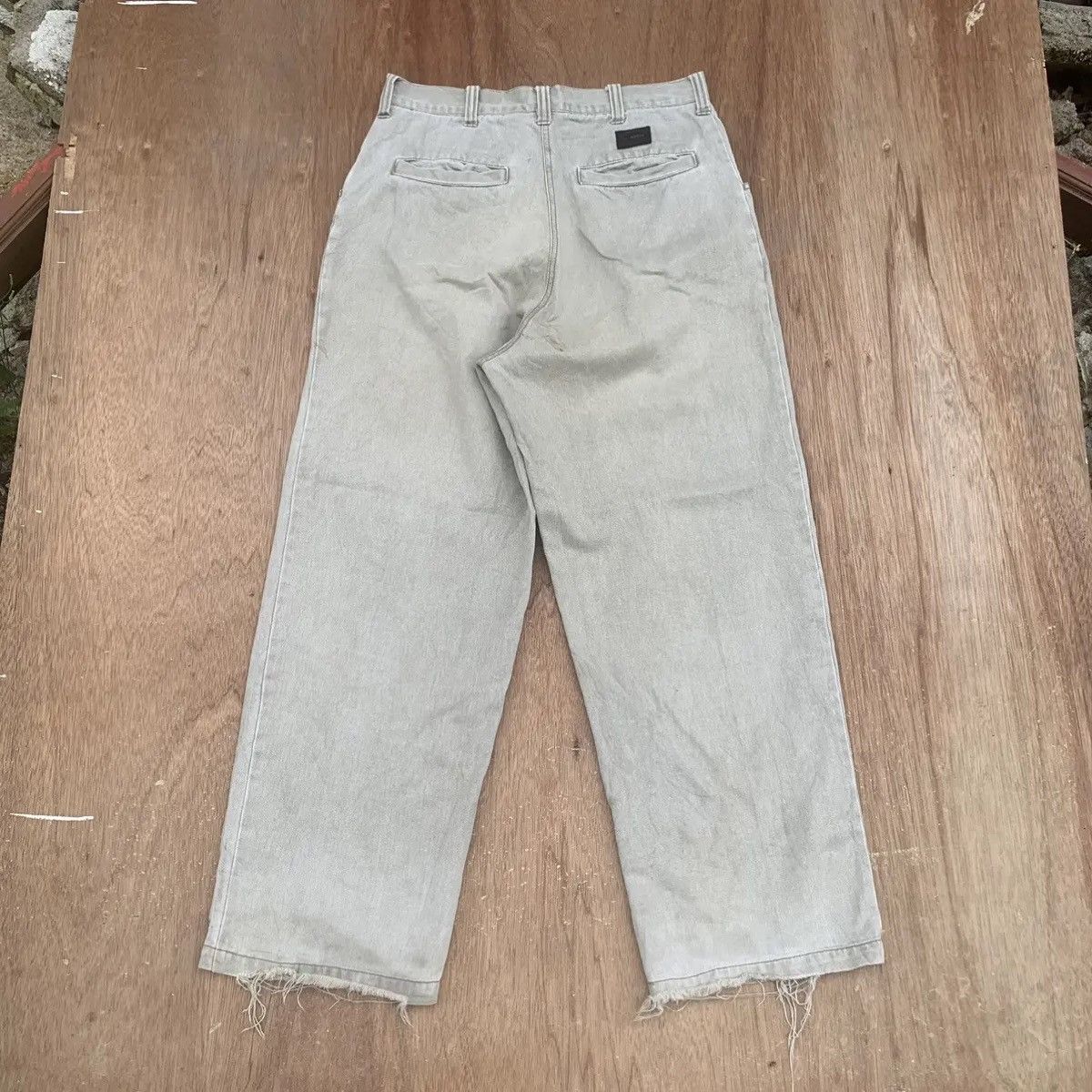 Japanese Brand BAGGY VINTAGE GRAP HITE TROUSERS SKATE GANG FADED PANTS Size US 30 / EU 46 - 9 Thumbnail