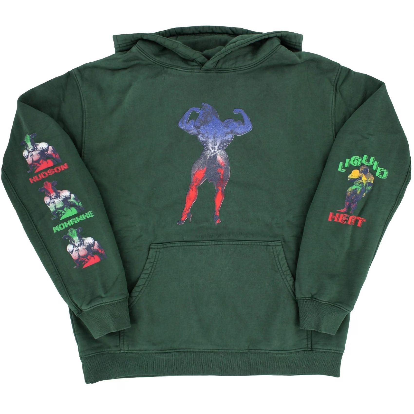 Brain Dead Brain Dead Pullover Hoodie Hudson Mohawke Graphic Design Fleece Green M Unisex Adults Hoodie 귤 Size US M / EU 48-50 / 2 - 2 Thumbnail