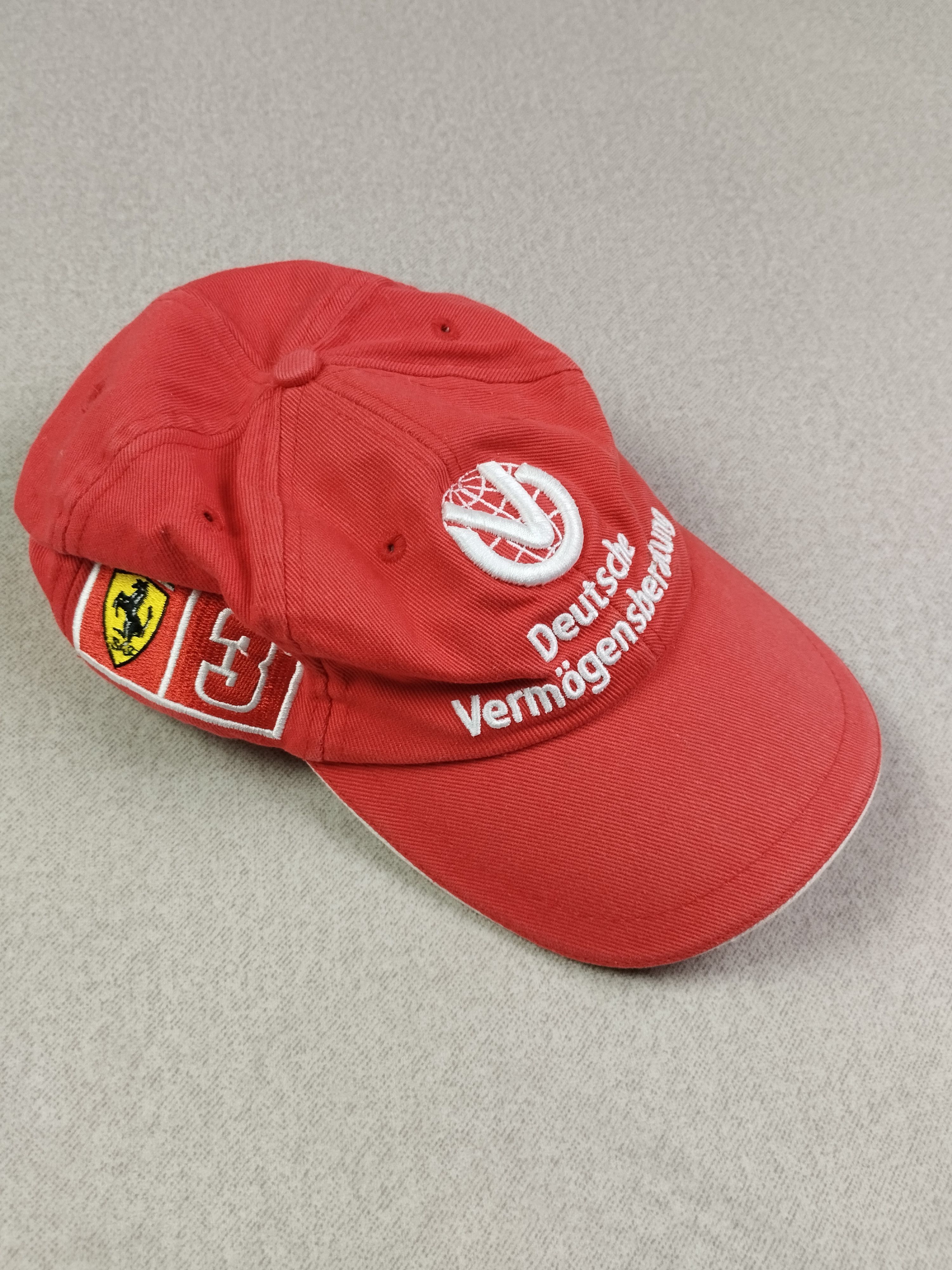Ferrari Schumacher Formula 1 Champ Ferrari Hat 2000 Racing OS Cap Size ONE SIZE - 1 Thumbnail