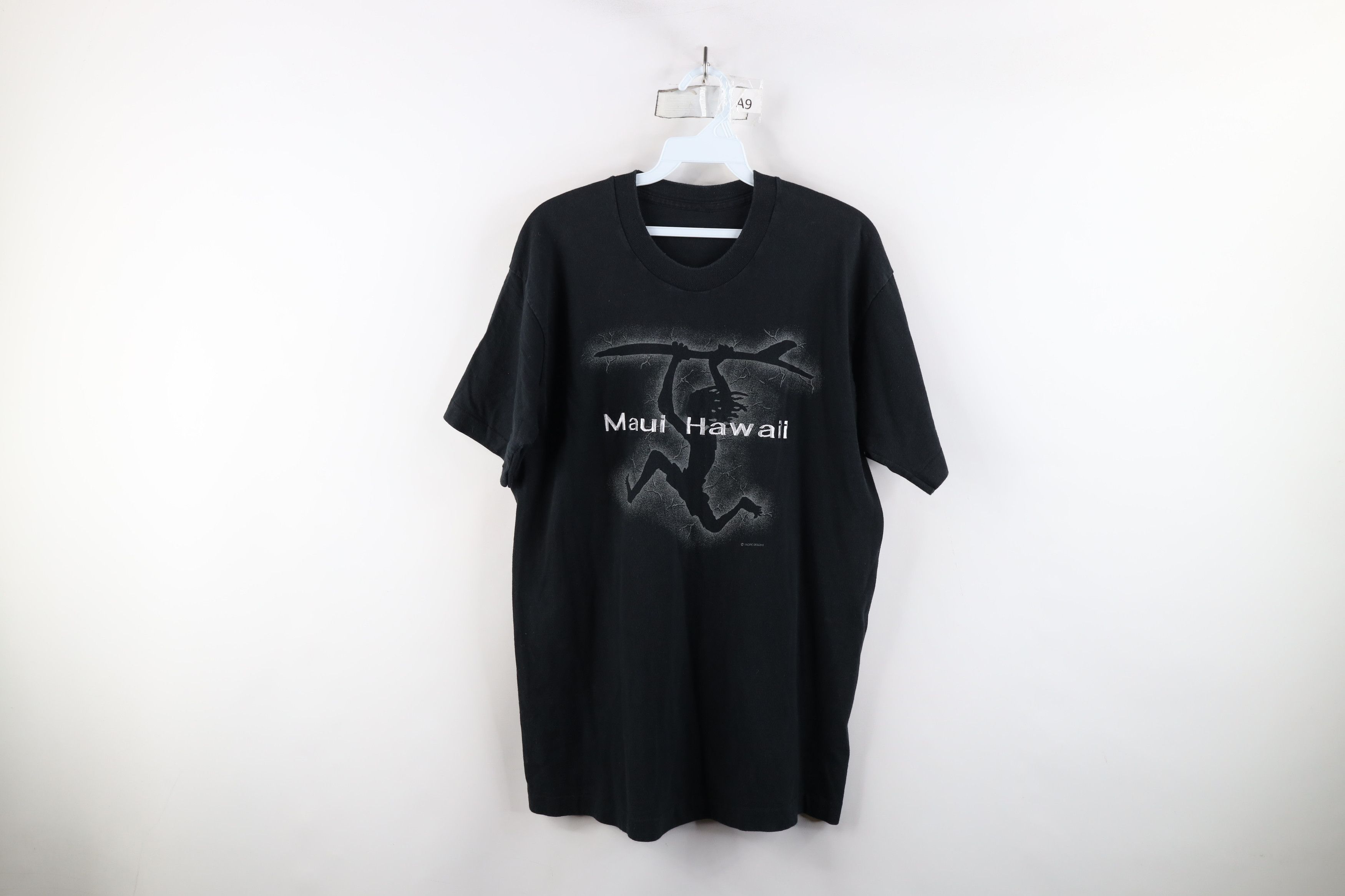 Vintage Vintage 90s Streetwear Maui Hawaii Surfing T-Shirt USA Size US M / EU 48-50 / 2 - 1 Thumbnail