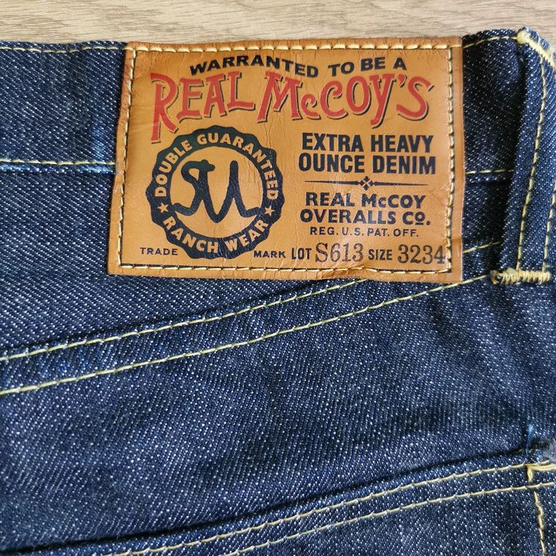 ザ.リアルマッコイズS613 34 34inch リアルマッコイズ S613 廃盤 30×34 W78×L80 REAL McCOY'S ジョー