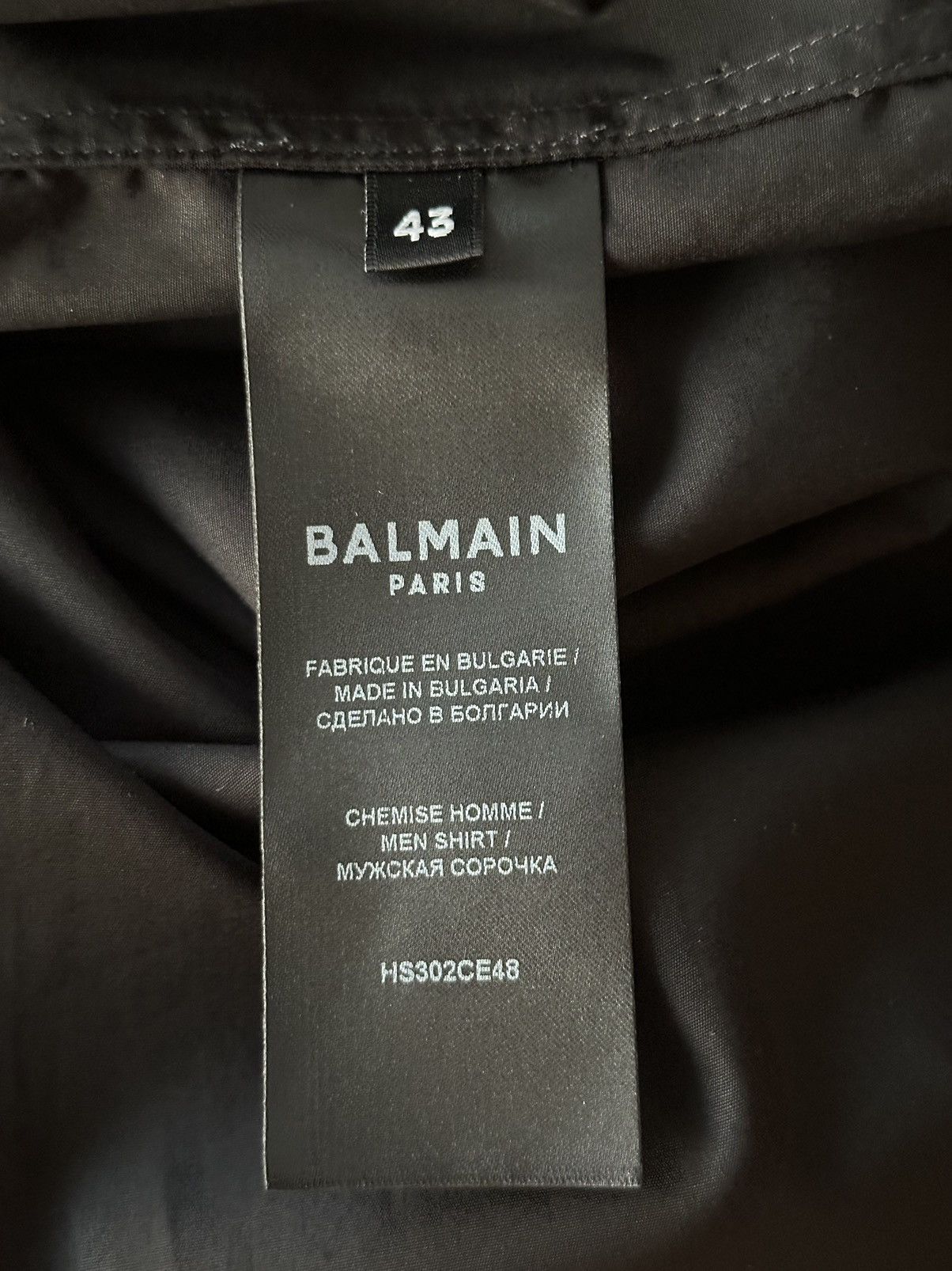 Balmain Rare Runway Brand New Balmain Paris Star ⭐️ Celebrity Shirt Size US XL / EU 56 / 4 - 7 Thumbnail