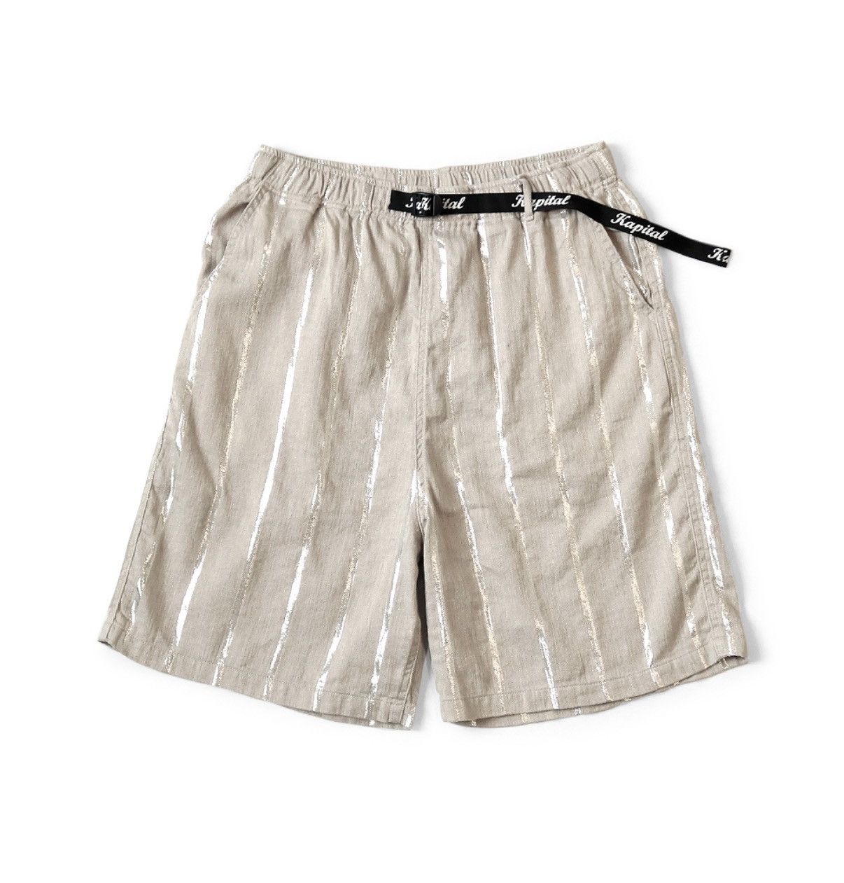 Kapital Kapital Linen Glitter Phillies stripe shorts Size 2 Size US 32 / EU 48 - 1 Thumbnail
