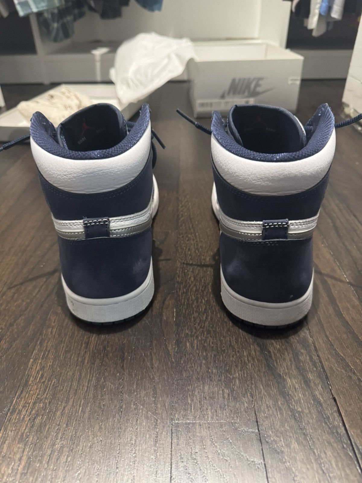 Jordan Brand Jordan 1 High Midnight Navy Retro new condition Size US 10.5 / EU 43-44 - 7 Thumbnail