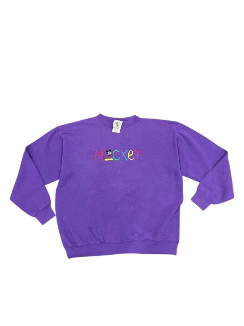 Mickey Mouse Vintage Mickey Mouse Embroidery Multicolour Sweatshirt Size US L / EU 52-54 / 3 - 1 Thumbnail