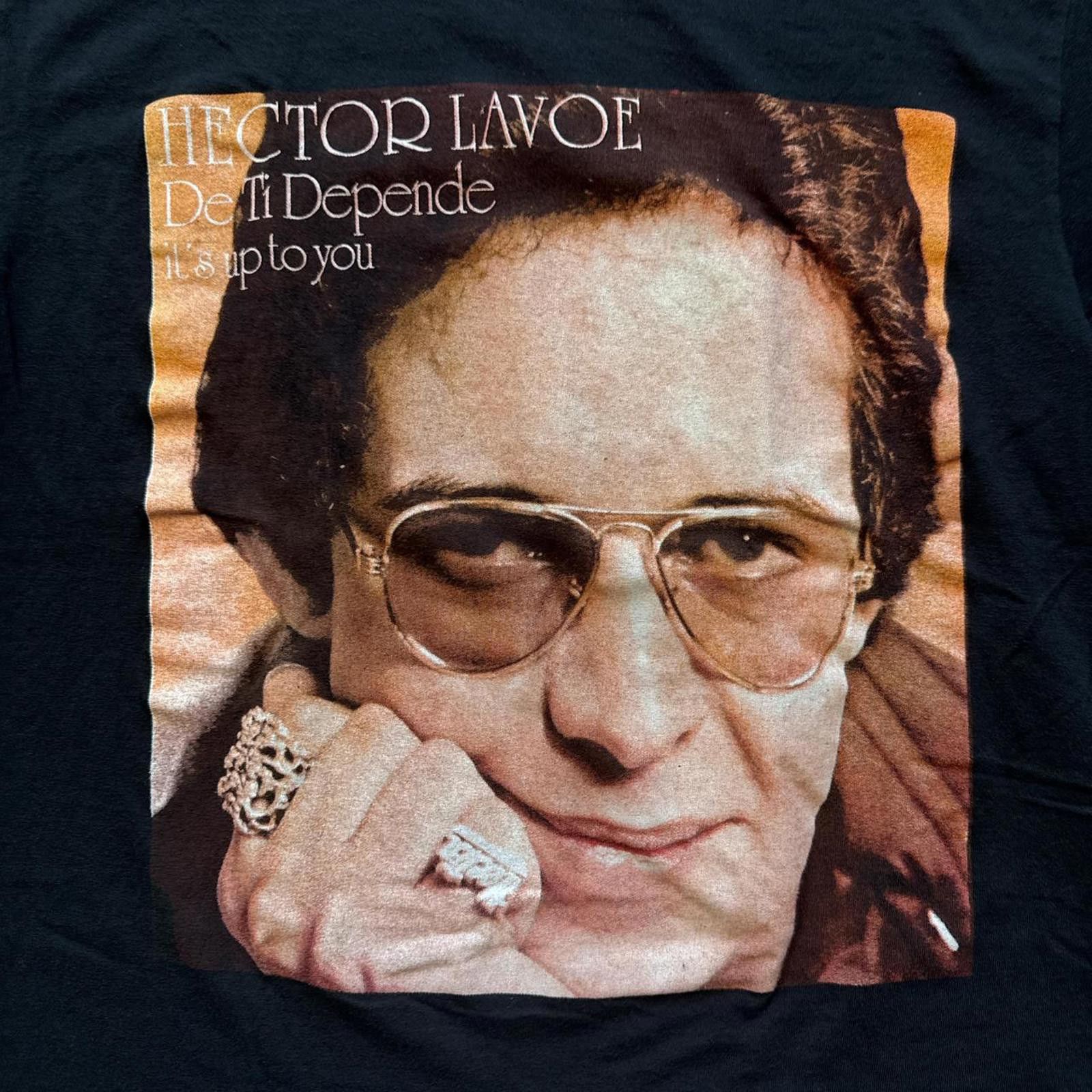 Other “De Ti Depende ” Hector Lavoe Black Graphic T-shirt Size US L / EU 52-54 / 3 - 3 Thumbnail