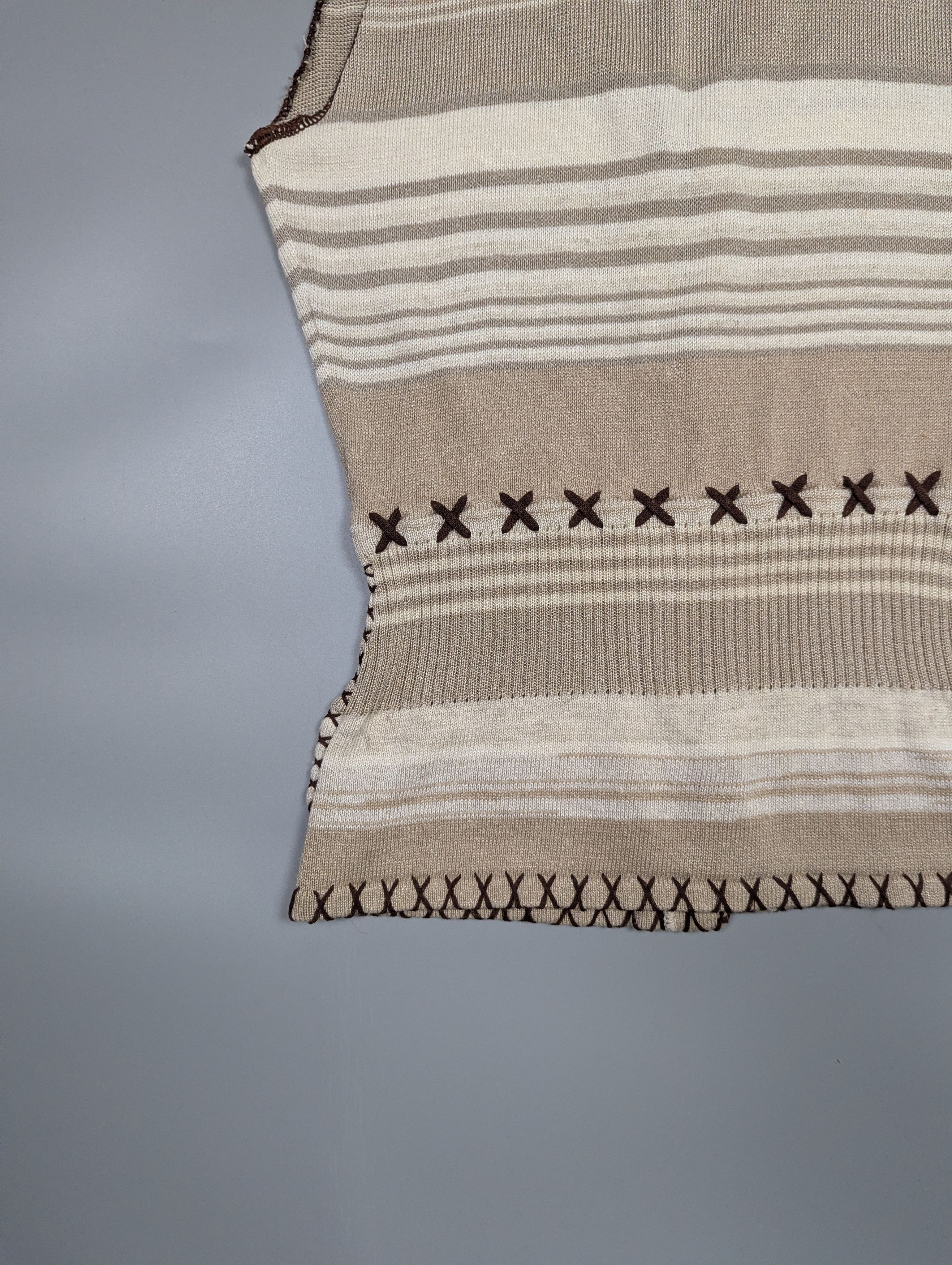 Dolce & Gabbana Archive Dolce & Gabbana Y2K Knit Vest Ethno Size M / US 6-8 / IT 42-44 - 17 Thumbnail