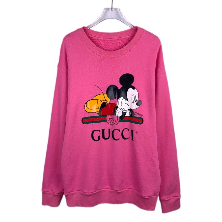 Gucci Gucci x Disney Mickey Mouse Long Sleeve Sweatshirt K26WX Size XS / US 0-2 / IT 36-38 - 1 Thumbnail
