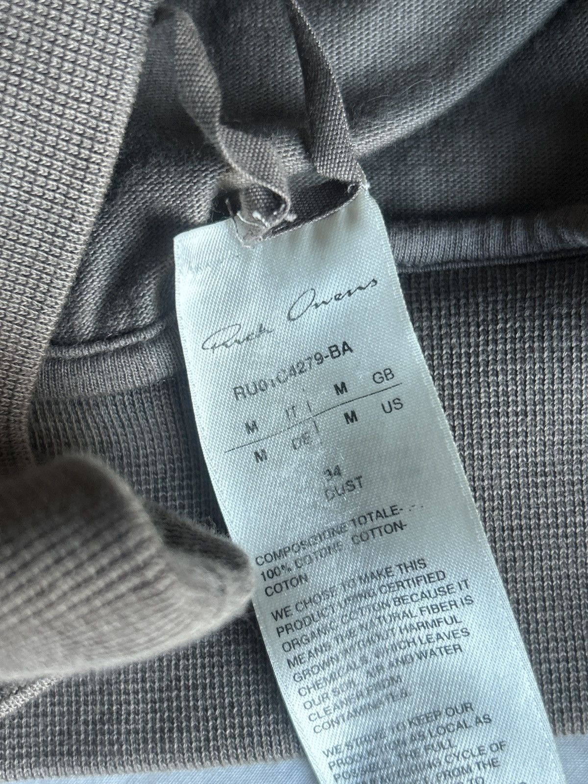 Rick Owens RICK OWENS SS23 GETH SWEATER Size US M / EU 48-50 / 2 - 6 Thumbnail