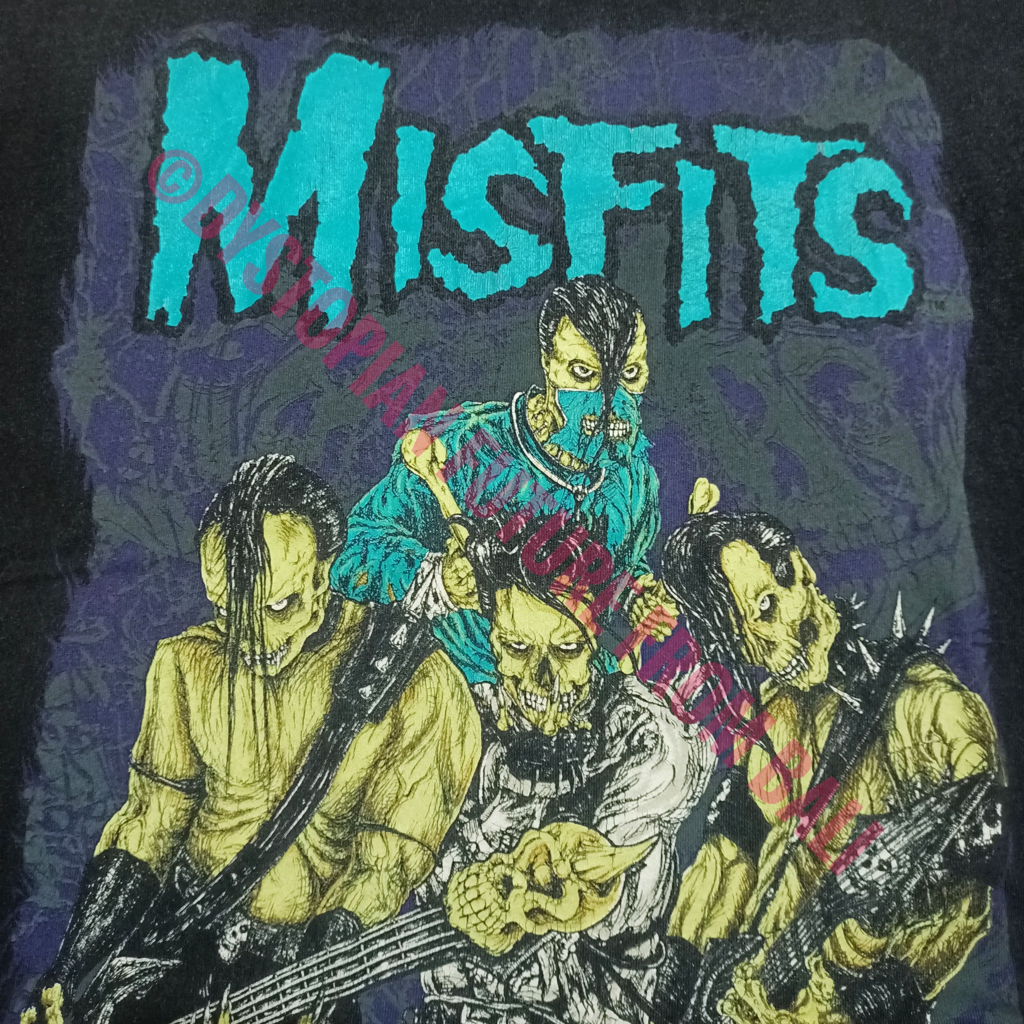 Misfits Vintage ©1999 Misfits 2000 Band T-shirt Size US XL / EU 56 / 4 - 4 Thumbnail