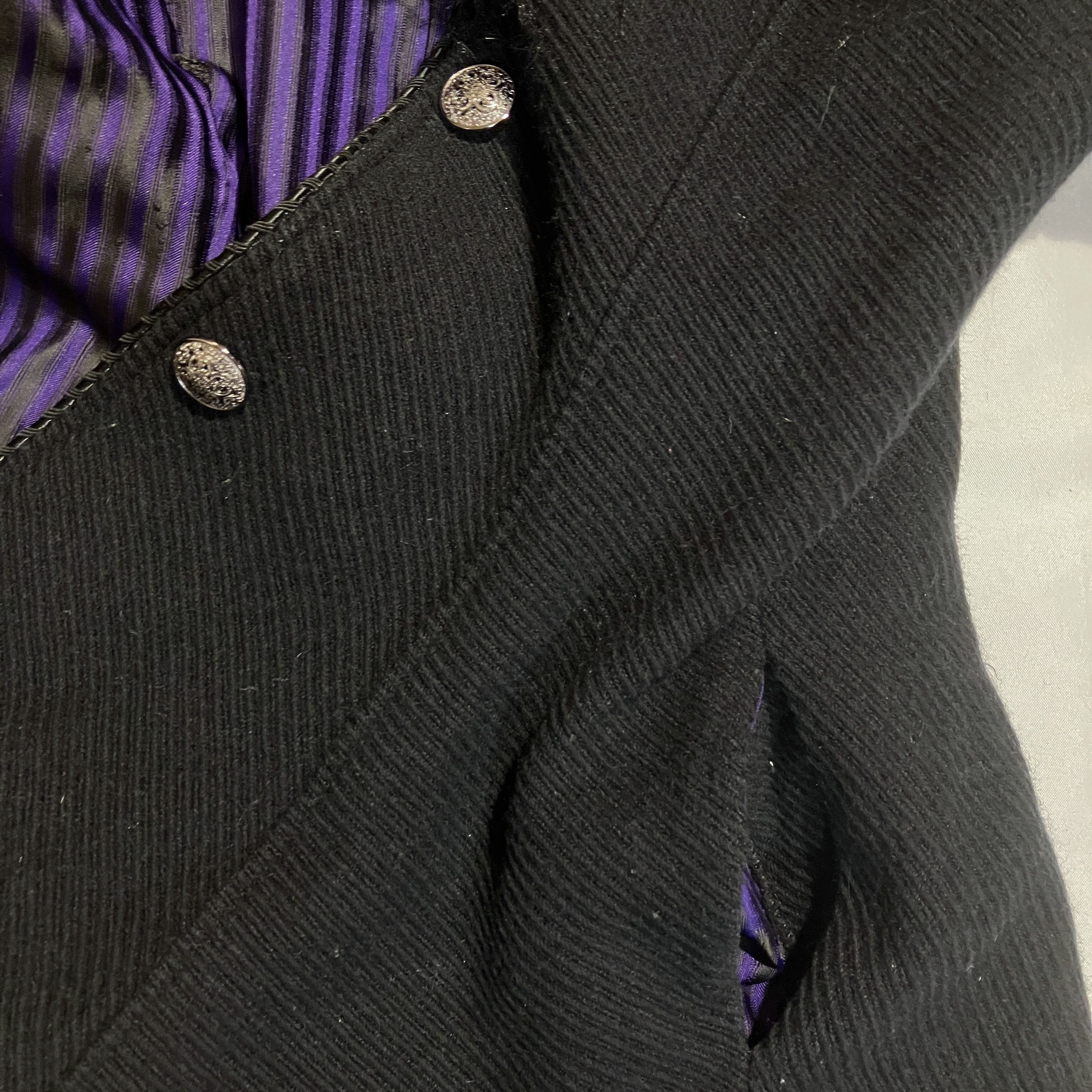 Lip Service Vtg Y2K Lip Service Wicked Winter Goth Coat Size ONE SIZE - 8 Thumbnail