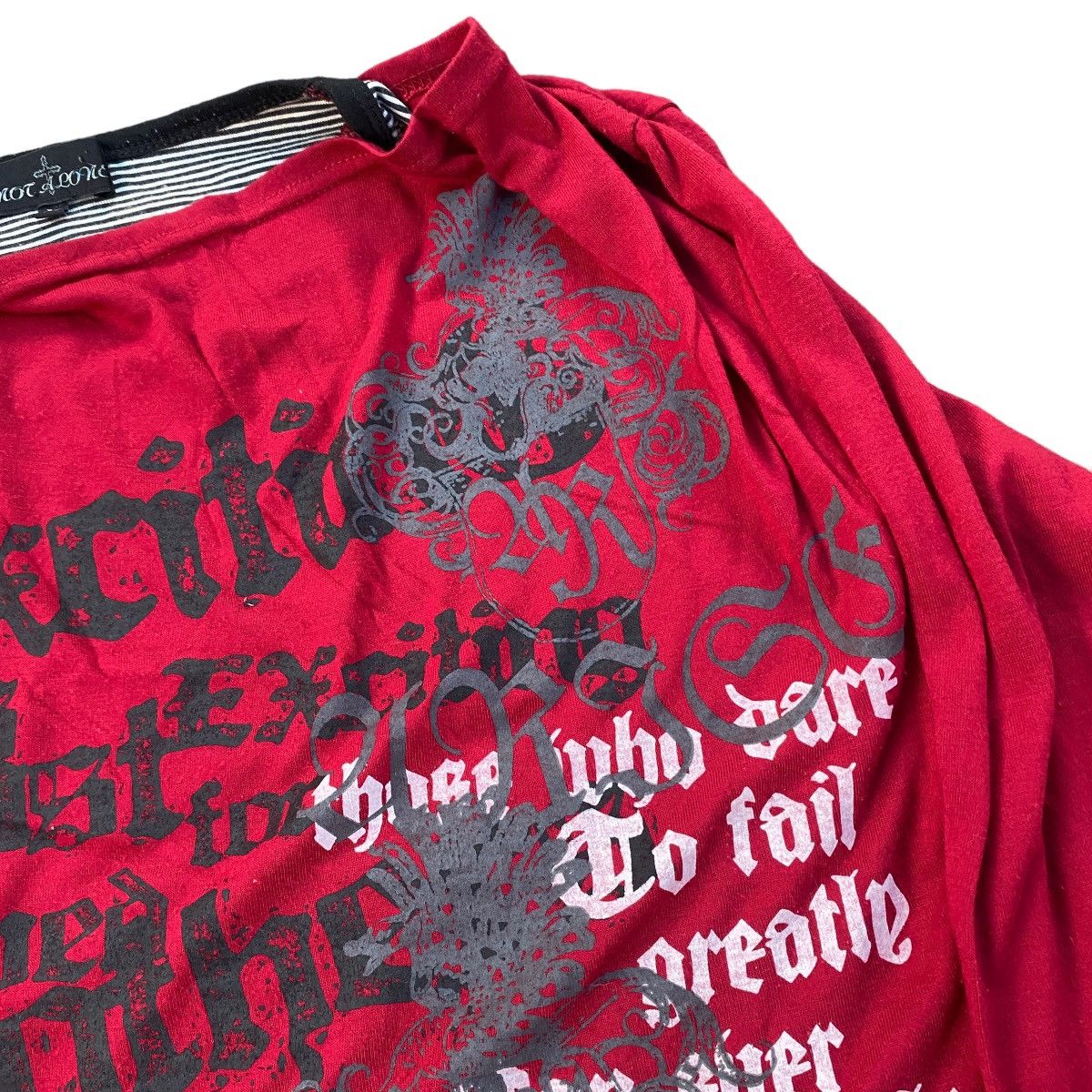 Hysteric Glamour 2000's Not Alone Double Layer Cross Poem Tribal Size US M / EU 48-50 / 2 - 3 Thumbnail