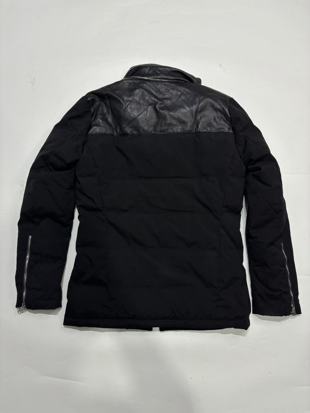 wjk Wjk y2k if six was nine leather mix jacket Size US L / EU 52-54 / 3 - 3 Thumbnail