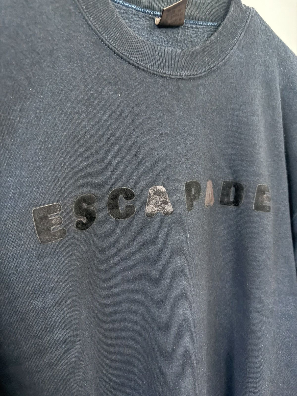 Vintage 90s Overdyed Escapade Sweatshirt Size US L / EU 52-54 / 3 - 2 Thumbnail