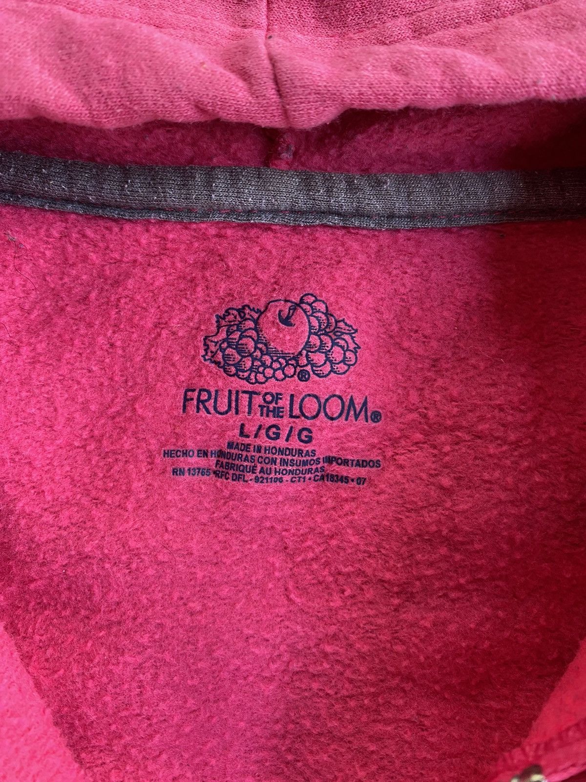 If Six Was Nine × Vintage Seditioneris Fruit Off The Loom Full Zipper Hooded Size US L / EU 52-54 / 3 - 4 Thumbnail