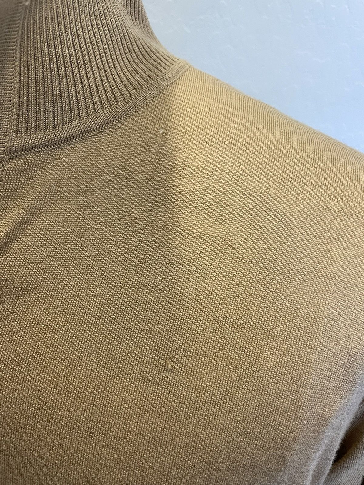 Brioni Button Placket Mock Neck Wool Sweater Size US XL / EU 56 / 4 - 7 Thumbnail