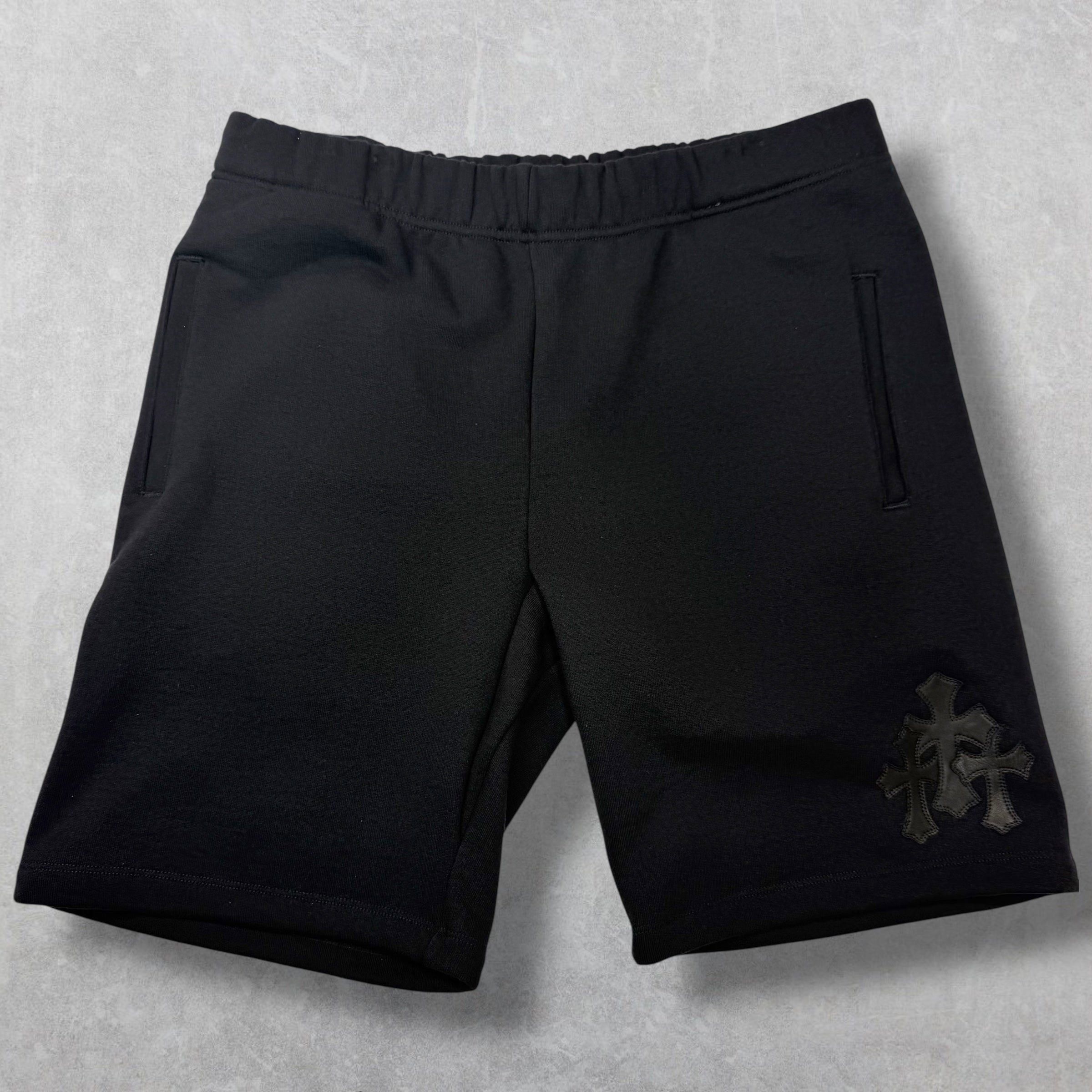 Chrome Hearts Chrome Hearts Paper Jam Cross Patch Sweatshorts XXL Size US 26 / EU 42 - 1 Thumbnail