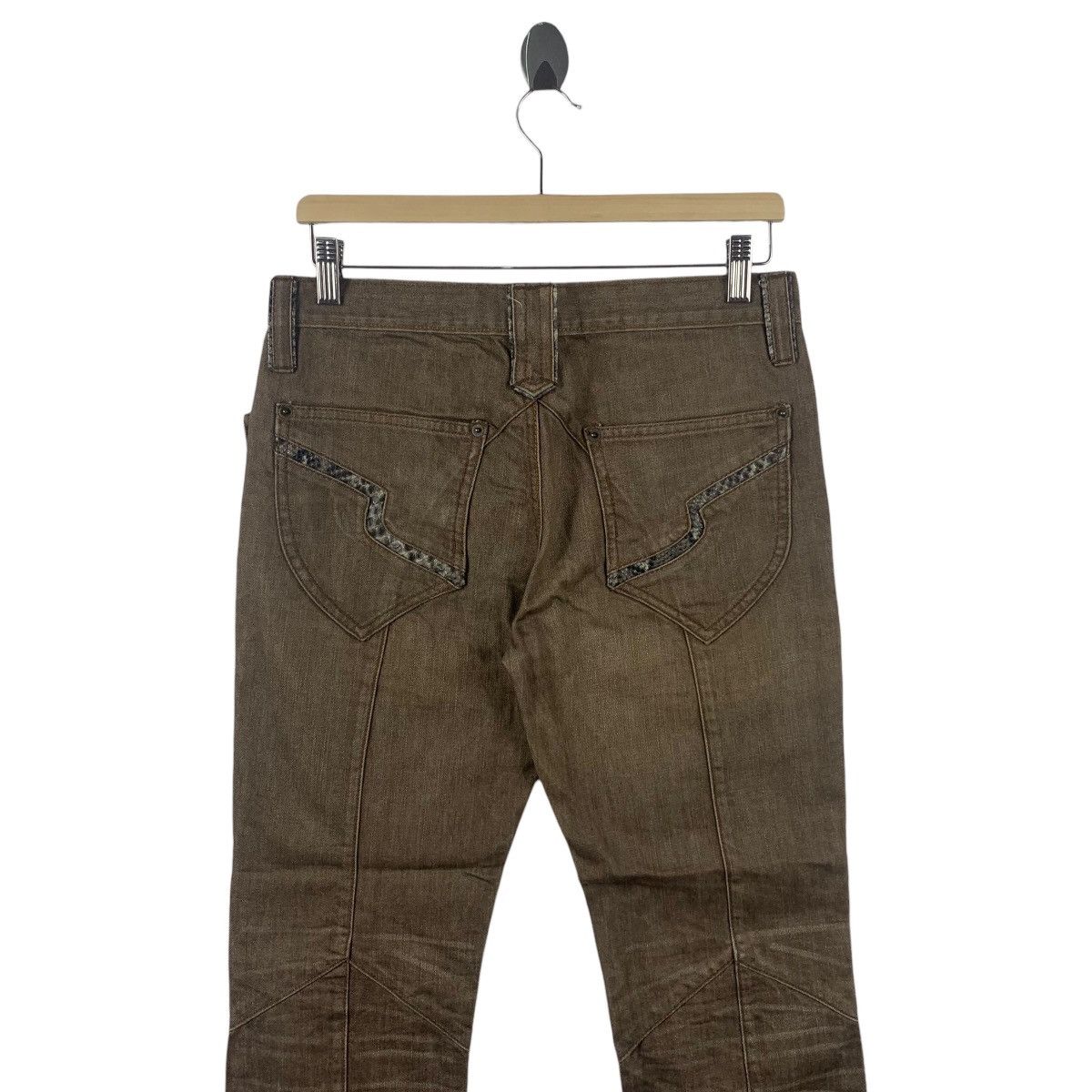 Japanese Brand × semanticdesign SEMANTIC DESIGN snake flare bush pants Size 31" - 17 Thumbnail