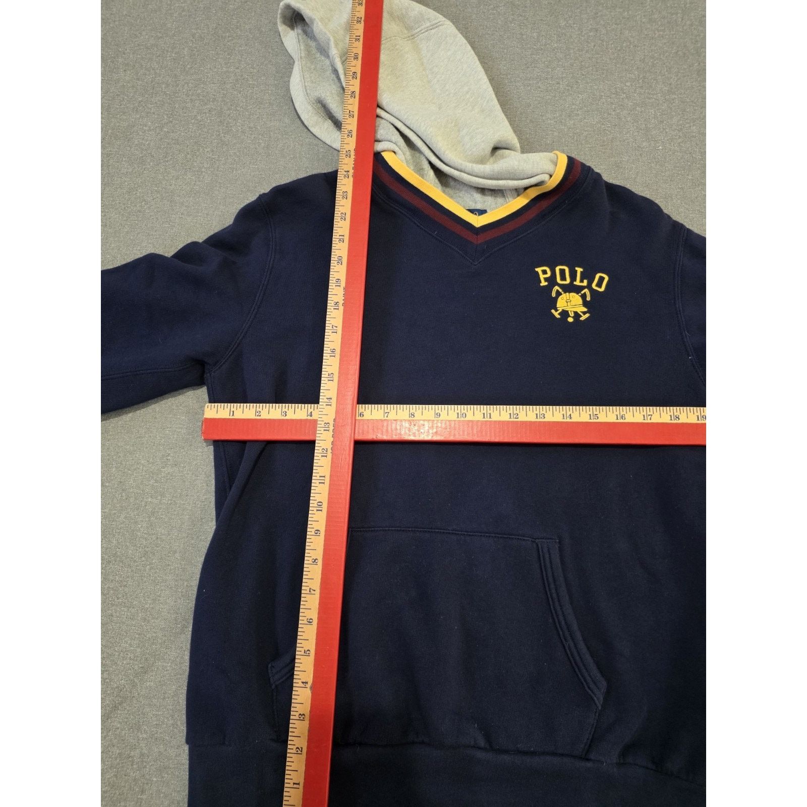 Polo Ralph Lauren Polo Ralph Lauren Big Boys Cricket-Striped Fleece XL 18-20 Y Size US XL / EU 56 / 4 - 3 Thumbnail