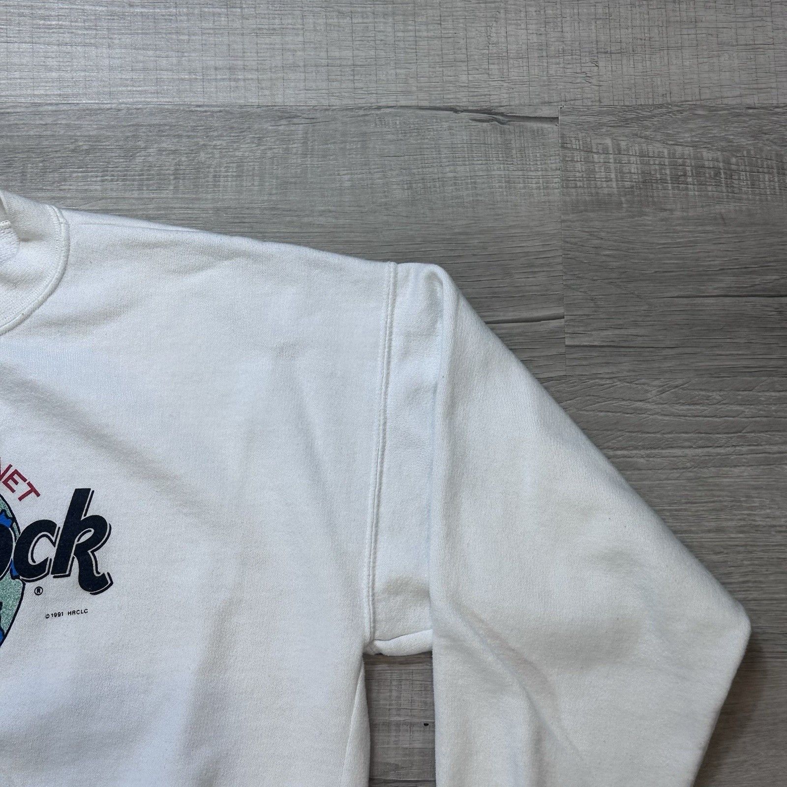 Hard Rock Cafe Vintage 90s Hard Rock Cafe London Save The Planet Sweatshirt Size US M / EU 48-50 / 2 - 4 Thumbnail