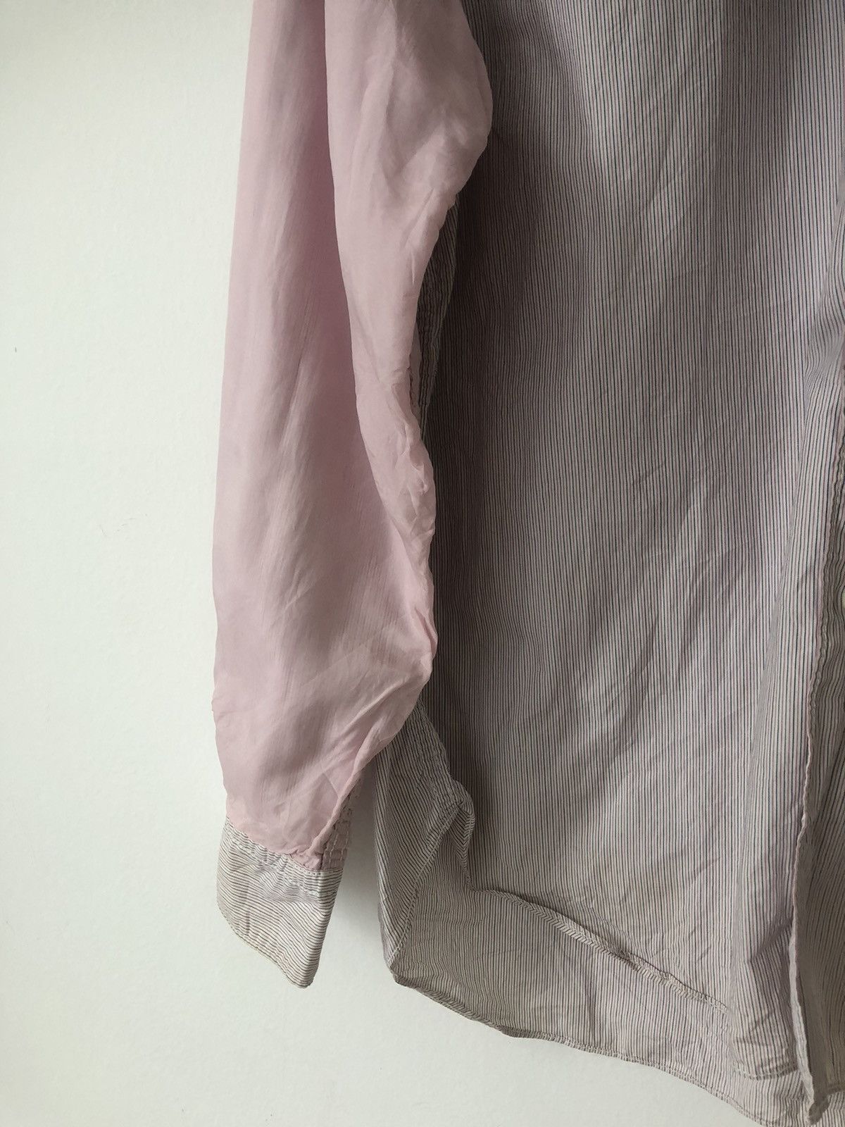 Comme des Garcons Homme Pink stripes shirt Size US L / EU 52-54 / 3 - 3 Thumbnail