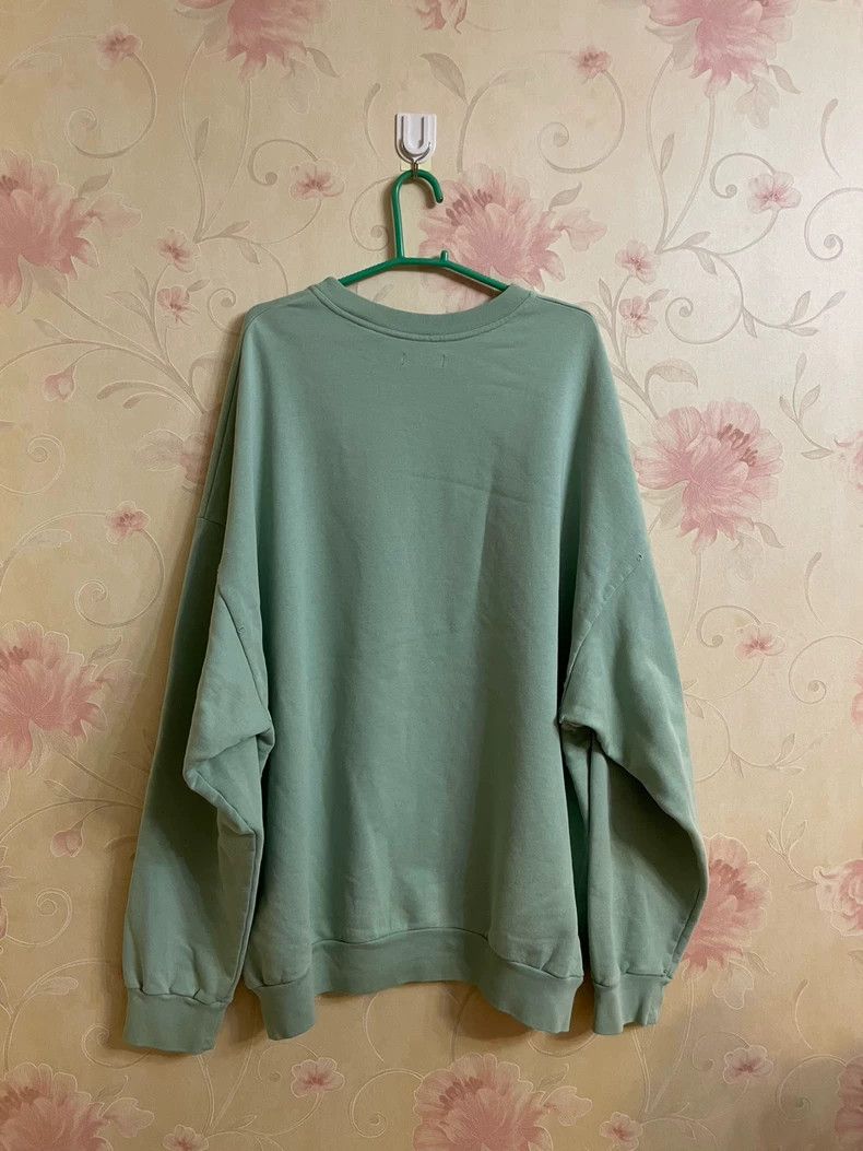 Raf Simons Raf simons Mint green damage sweatshirt Size US M / EU 48-50 / 2 - 2 Thumbnail