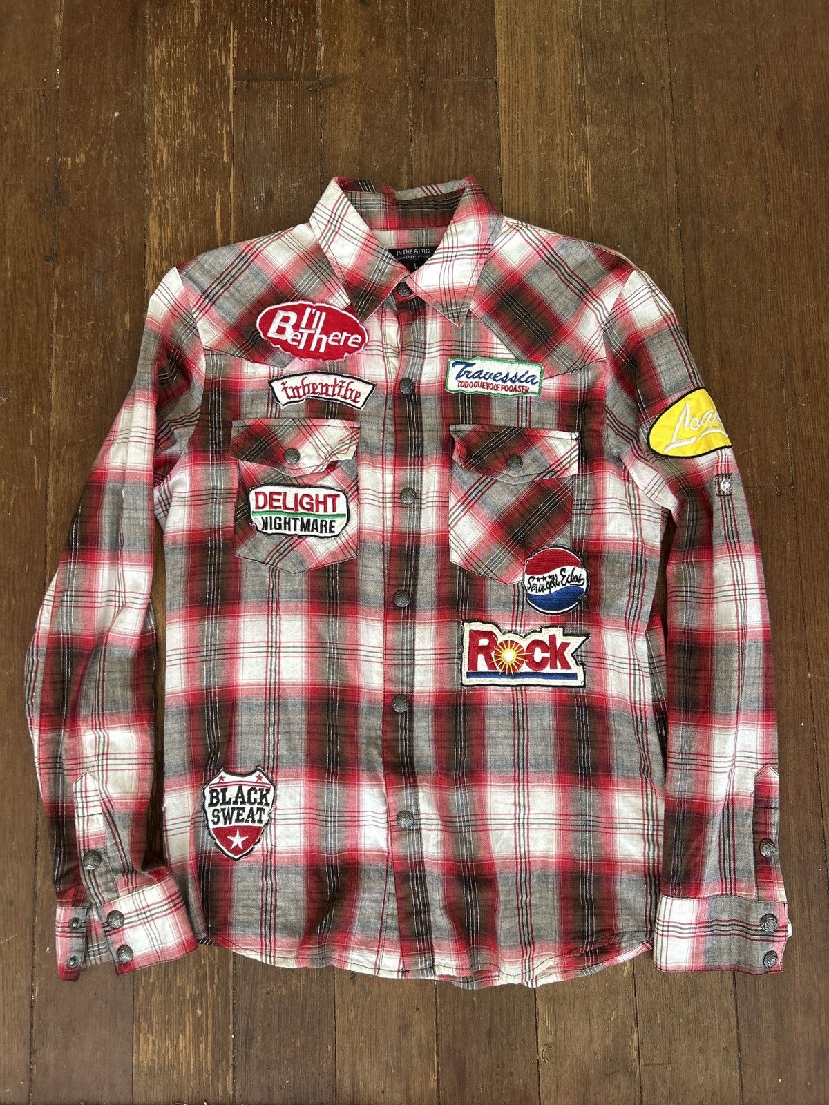 In The Attic In the Attic patchwork flannel Size US L / EU 52-54 / 3 - 1 Thumbnail