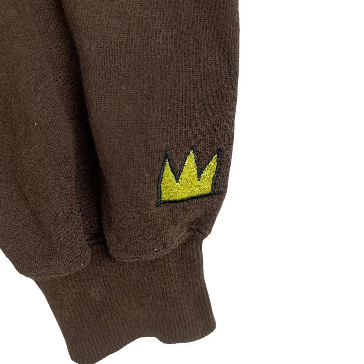 Vintage Vtg JEAN MICHEL BASQUIAT No Mundane Options Art Hoodie Size US S / EU 44-46 / 1 - 3 Thumbnail