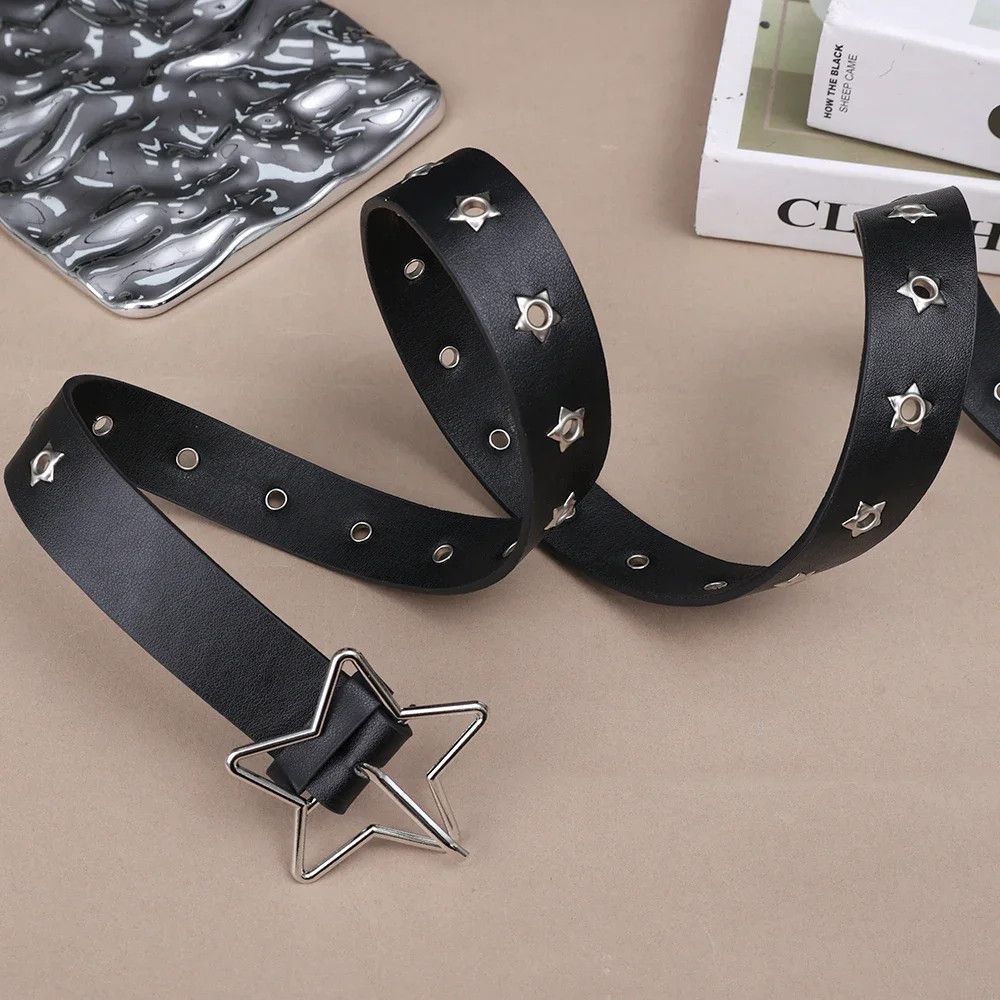 Designer × Vintage Star Eye Rivet Belt Size ONE SIZE - 6 Thumbnail