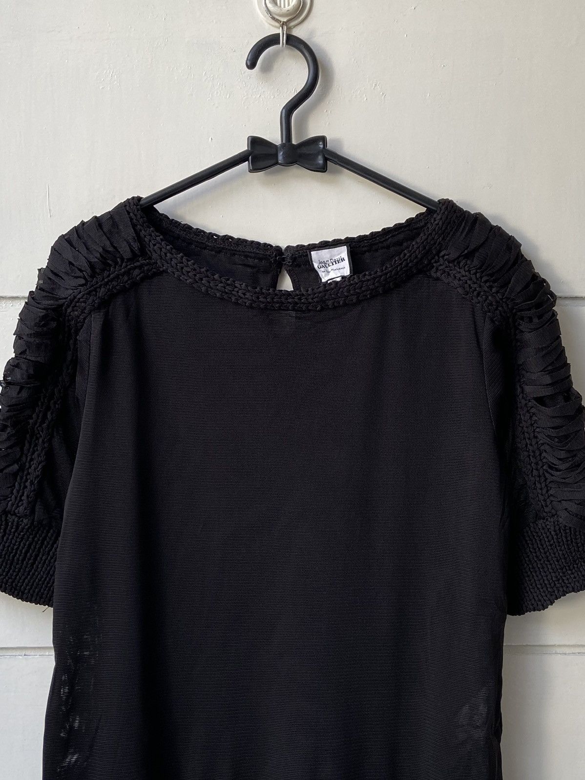 Jean Paul Gaultier JEAN PAUL GAULTIER Black T-shirt Size S / US 4 / IT 40 - 2 Thumbnail