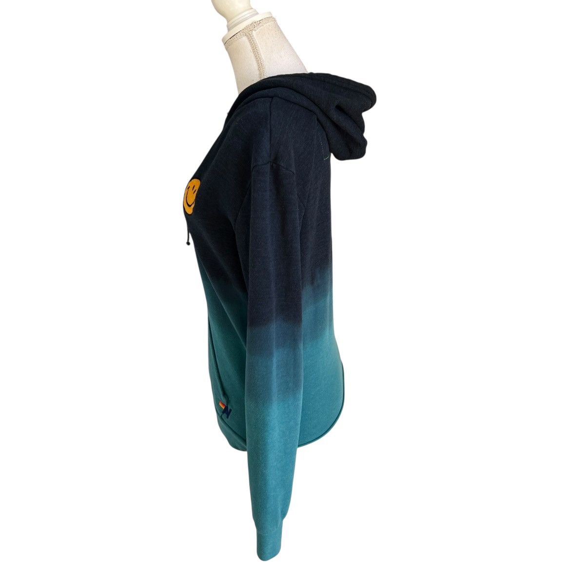 Aviator Nation Aviator Nation Teal Ombre V Neck Hoodie Size S Size S / US 4 / IT 40 - 4 Thumbnail