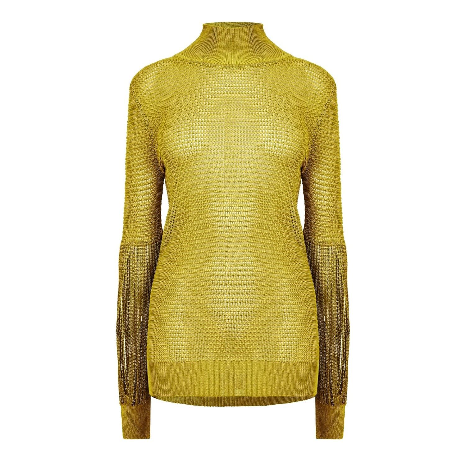 Bottega Veneta Bottega Veneta Turtleneck Long Sleeve Sweater in Green Size M / US 6-8 / IT 42-44 - 1 Thumbnail