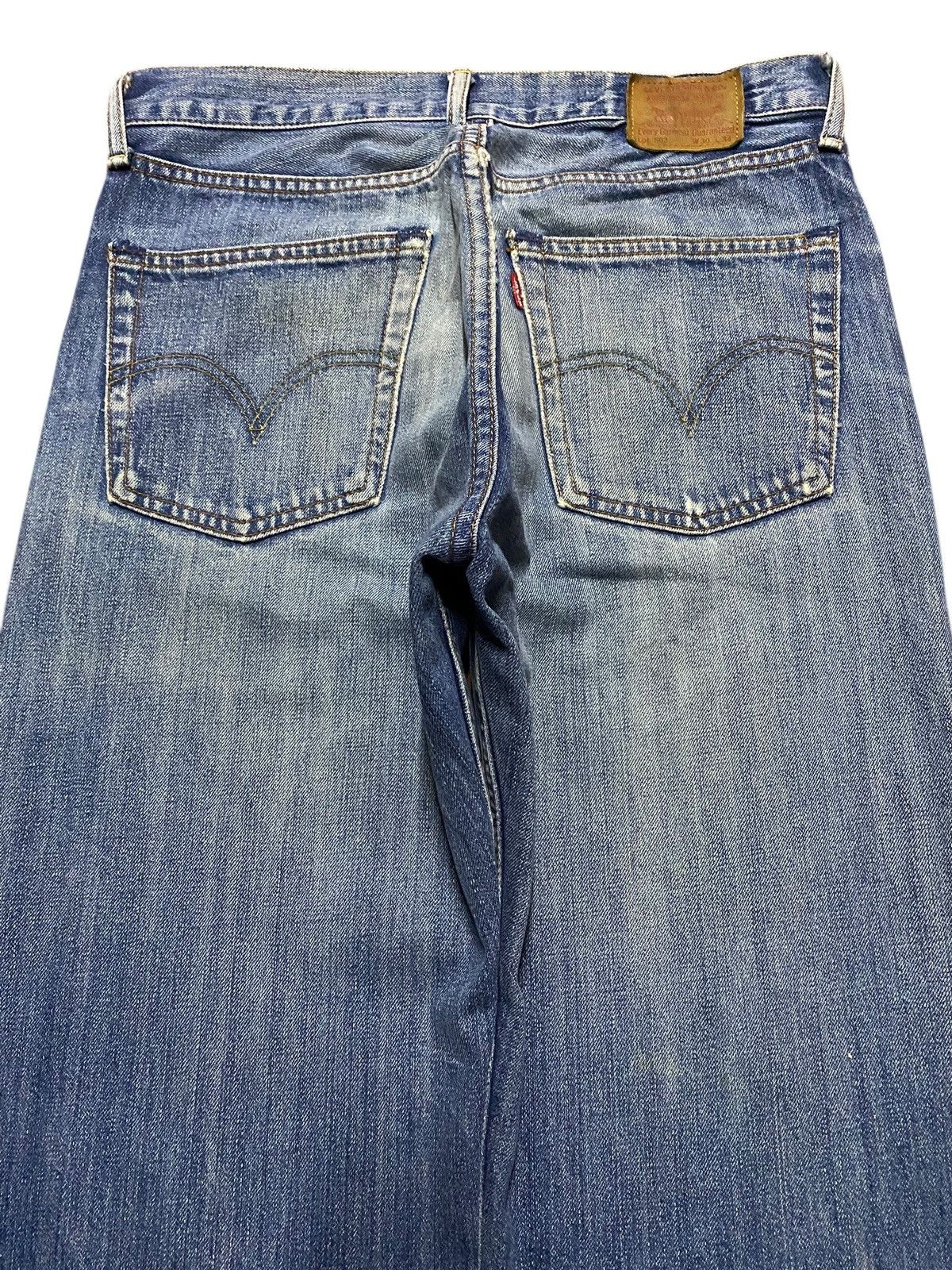 Levi's Vintage Levis 503 Japan Faded Wash Distressed Baggy Jeans Size US 30 / EU 46 - 4 Thumbnail