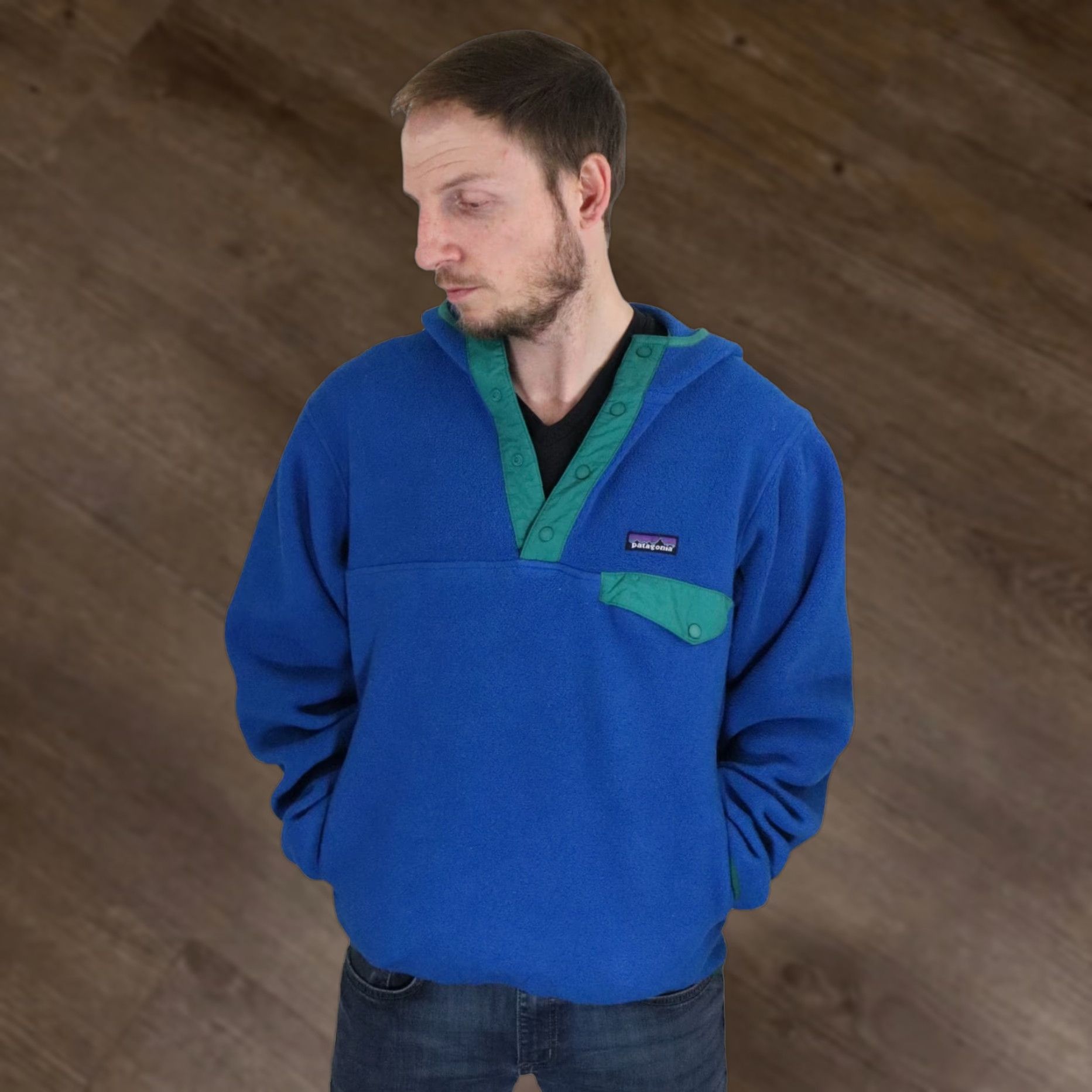 Patagonia × Vintage Patagonia Synchilla Vintage 90s Acid Neon Pink 