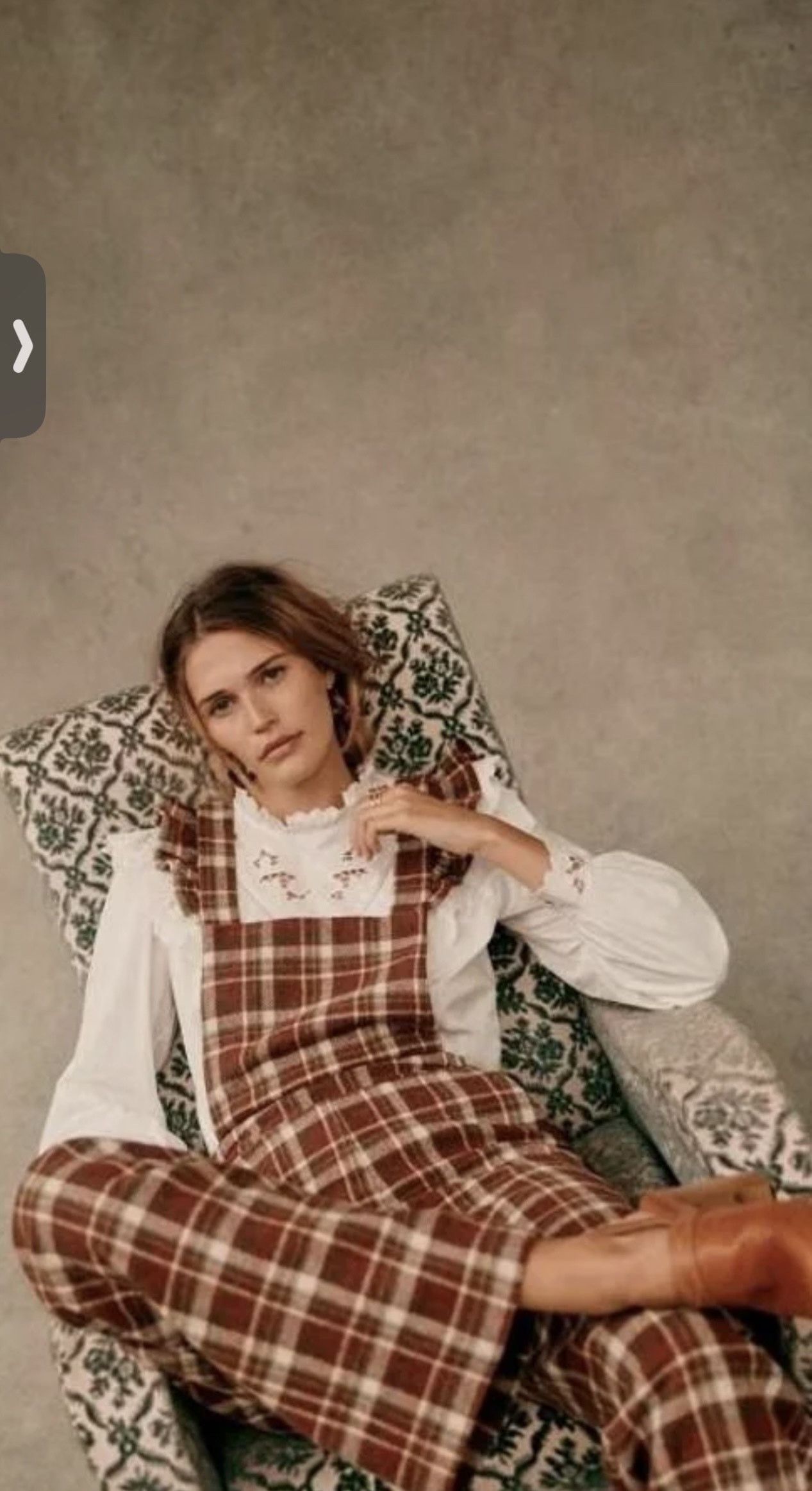 Sezane Iconic tartan wool jumpsuit Size 27" / US 4 / IT 40 - 5 Thumbnail