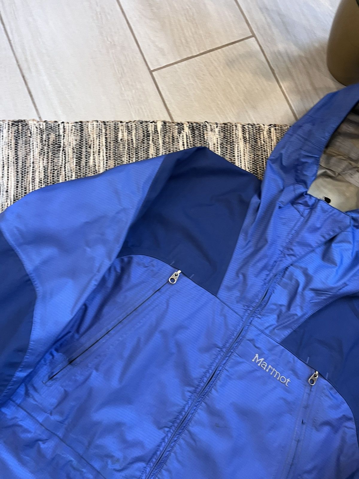 Marmot × Vintage Vintage Marmot GoreTex Jacket windbreaker Waterproof blue Size M / US 6-8 / IT 42-44 - 7 Thumbnail