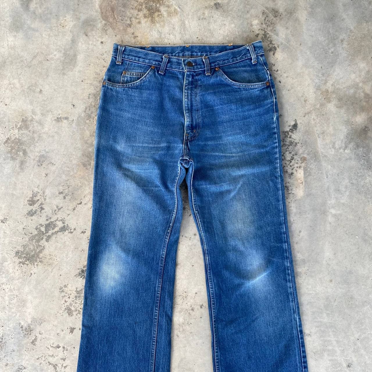 Levi's VINTAGE 70S LEVIS DENIM FLARED BUTTON 4 ZIPPER TALON W33X29 Size US 33 - 5 Thumbnail